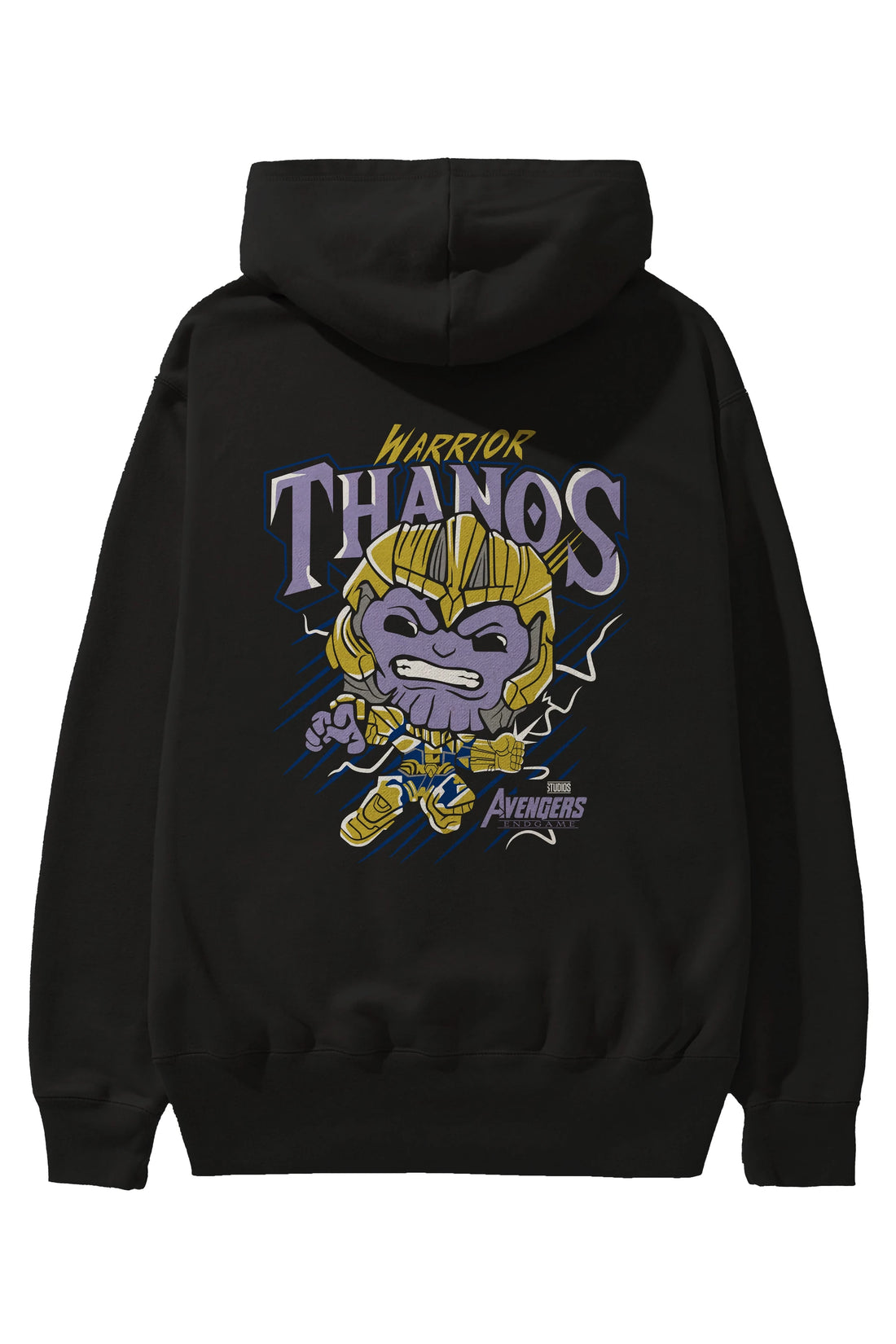 Thanos (2) Arka Baskılı Hoodie Oversize Kapüşonlu Sweatshirt Erkek Kadın Unisex