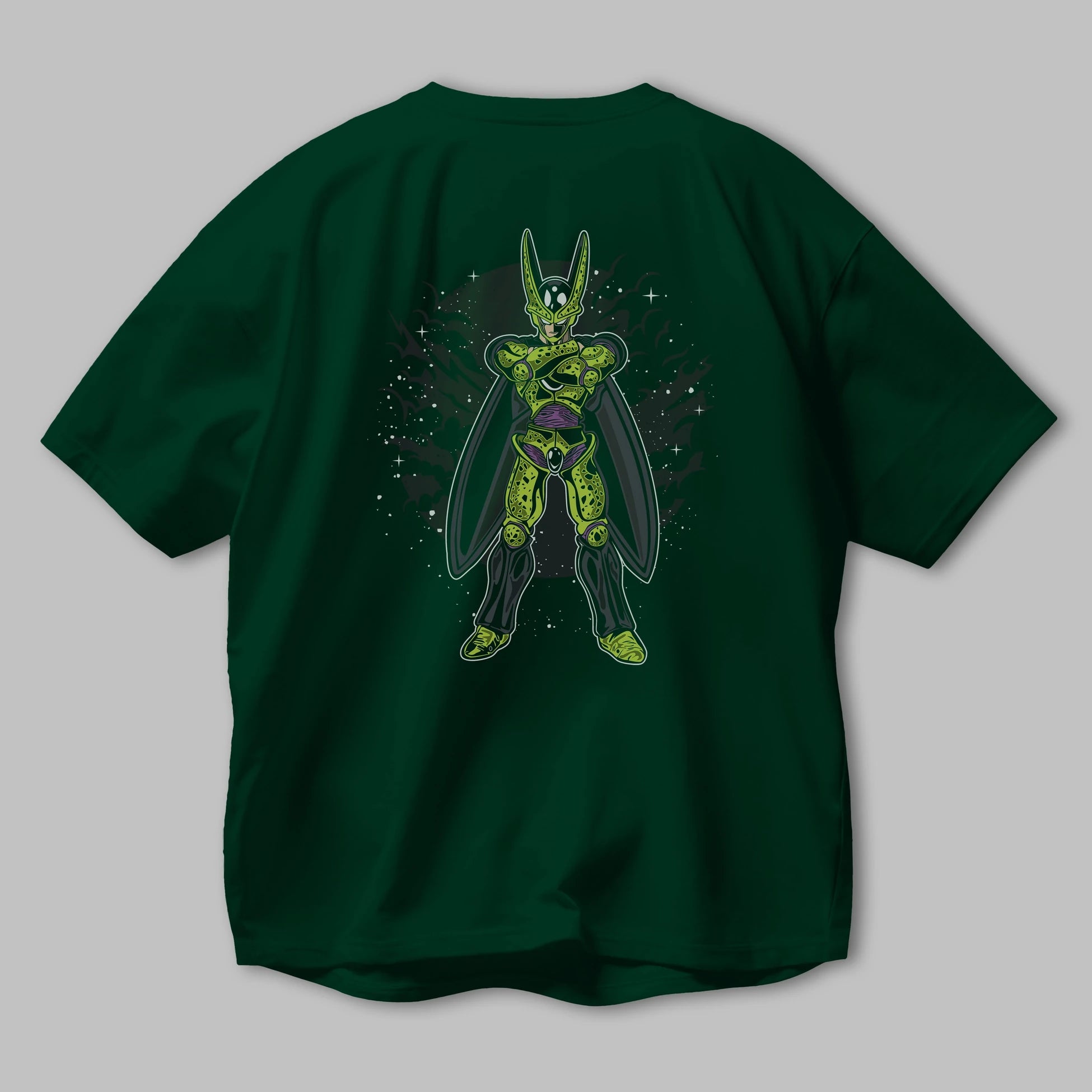 CELL Arka Baskılı Oversize t-shirt Erkek Kadın Unisex %100 Pamuk