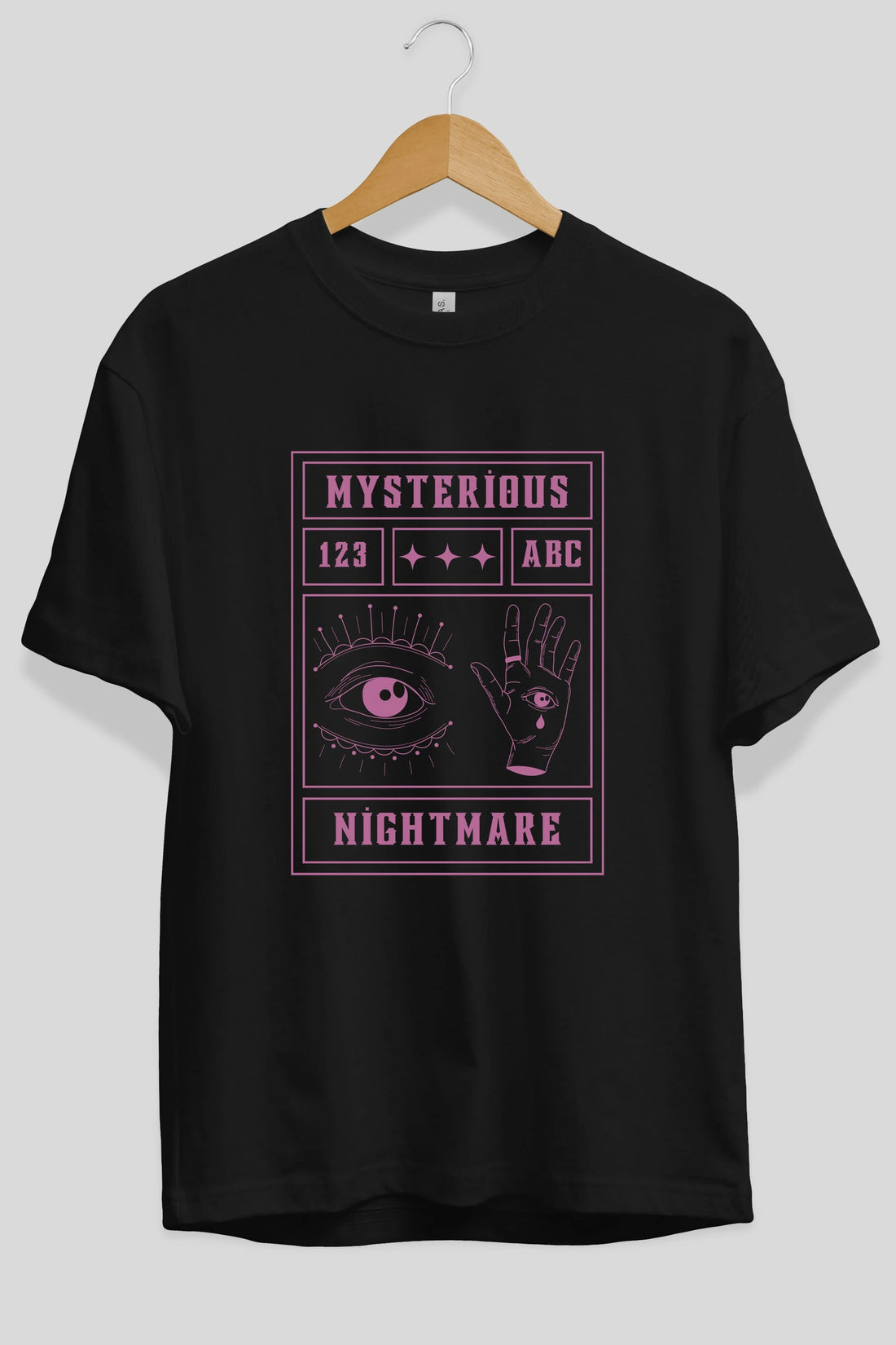 Mysterious Nightmare Ön Baskılı Oversize t-shirt Erkek Kadın Unisex