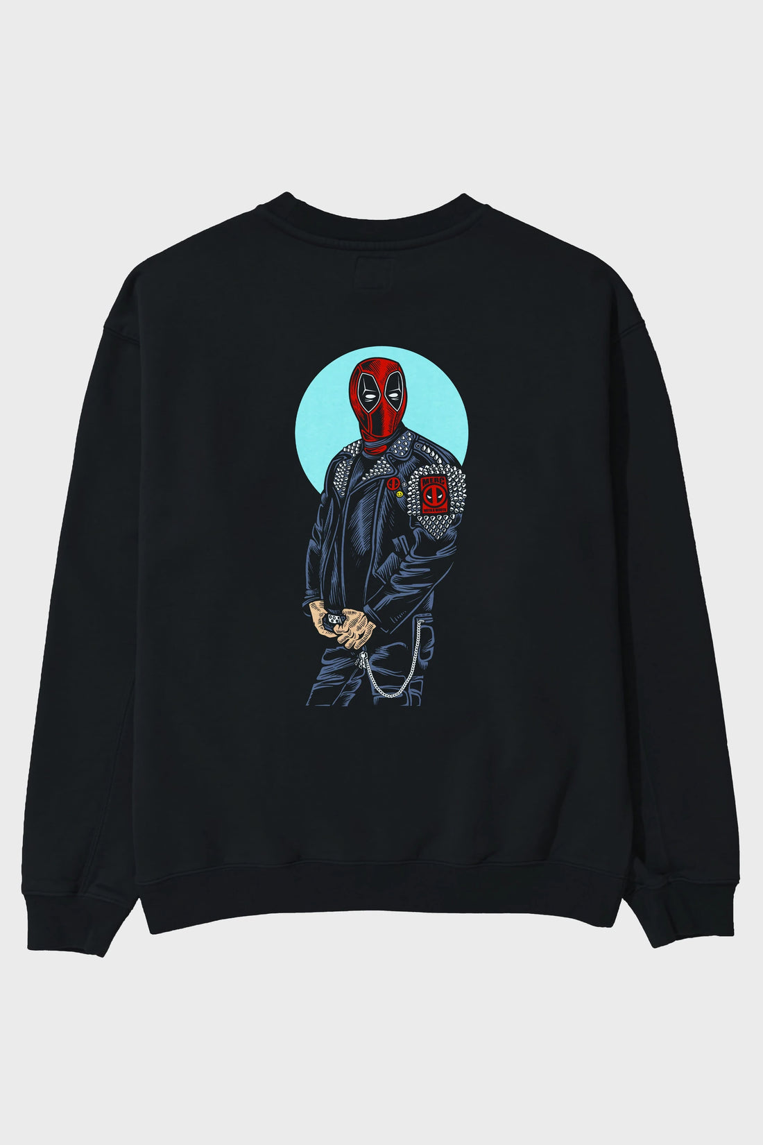 Rebeliion Mercenary Arka Baskılı Oversize Sweatshirt Erkek Kadın Unisex