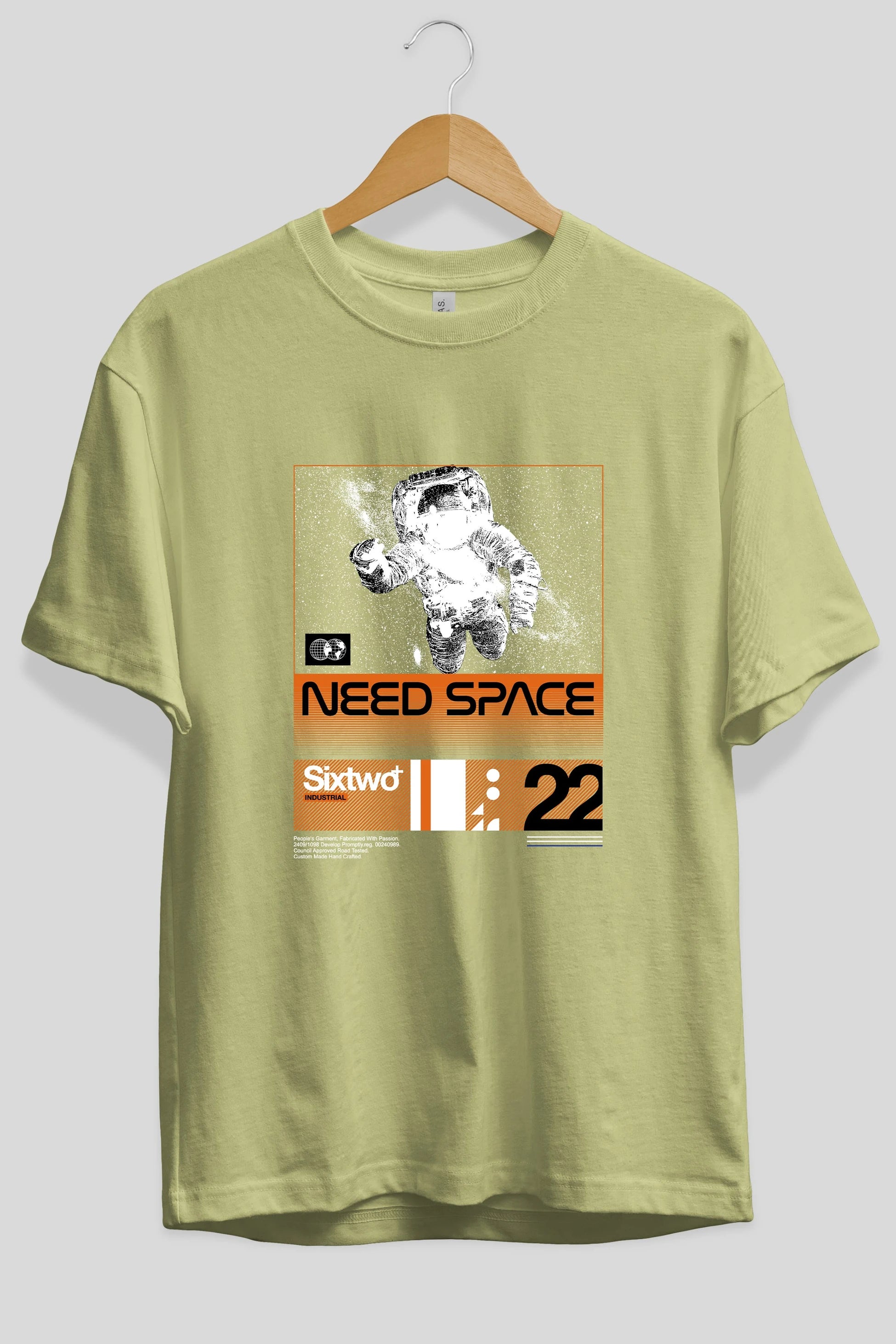 Need Space Ön Baskılı Oversize t-shirt Erkek Kadın Unisex