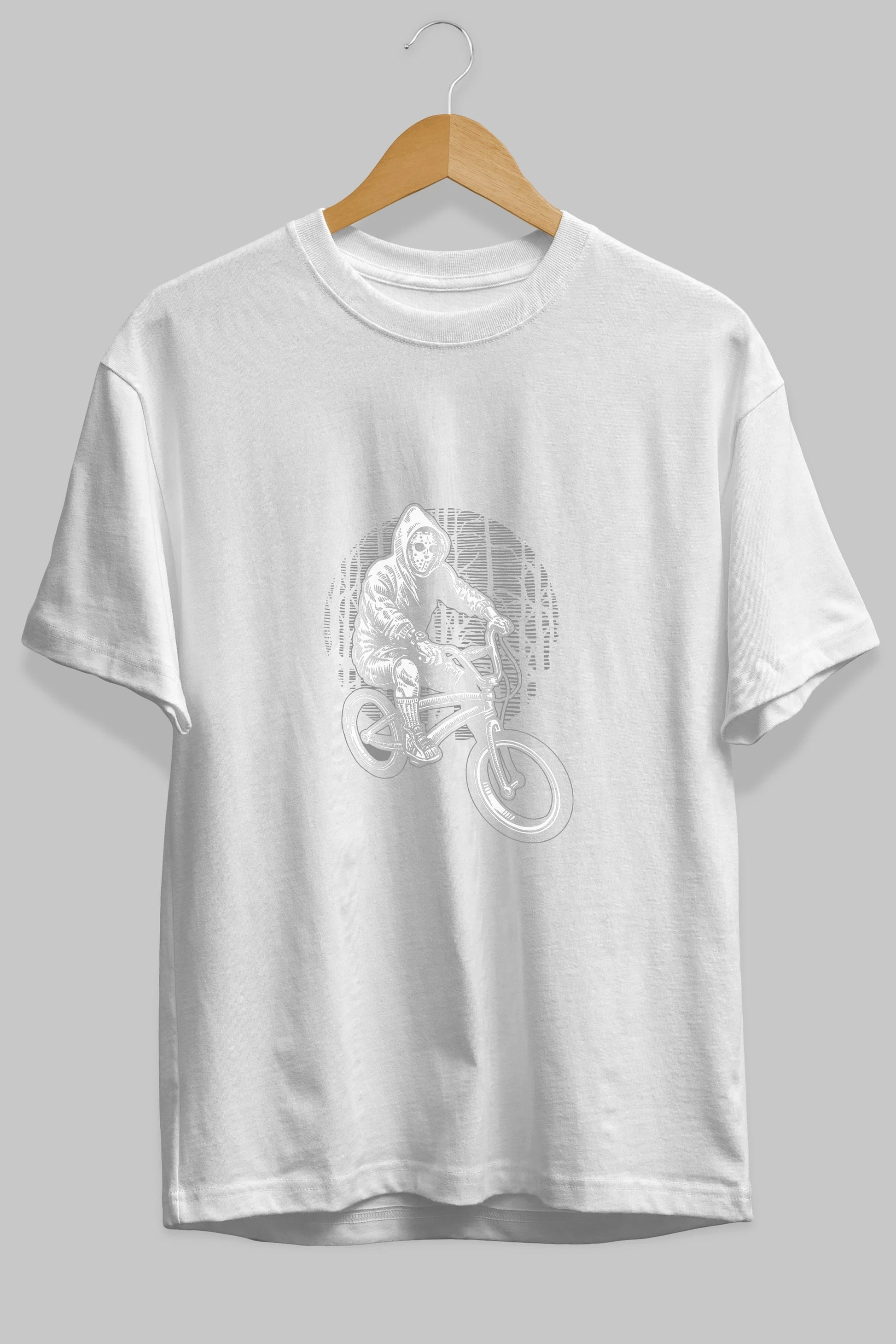 Ride Bike To Kill Ön Baskılı Oversize t-shirt Erkek Kadın Unisex %100 Pamuk tişort