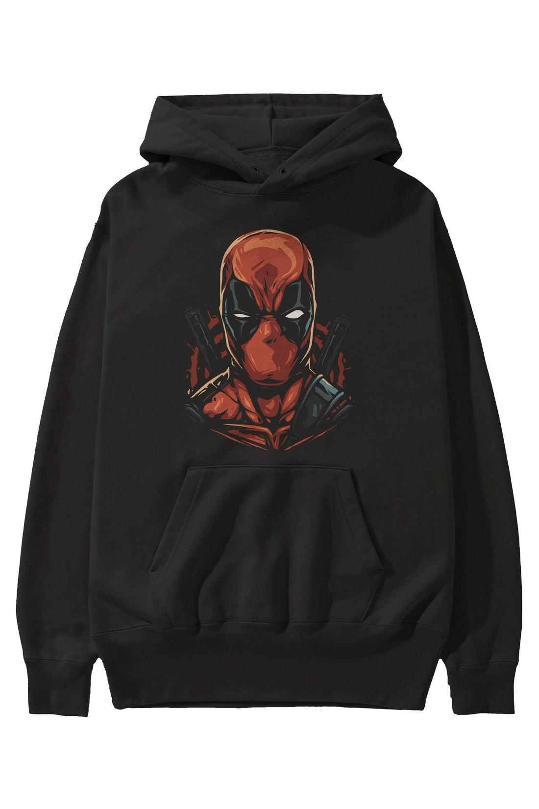 Deadpool (10) Ön Baskılı Hoodie Oversize Kapüşonlu Sweatshirt Erkek Kadın Unisex