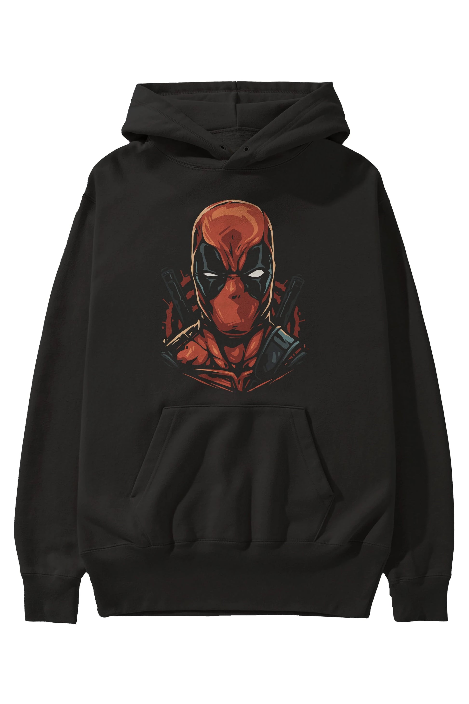 Deadpool (10) Ön Baskılı Hoodie Oversize Kapüşonlu Sweatshirt Erkek Kadın Unisex