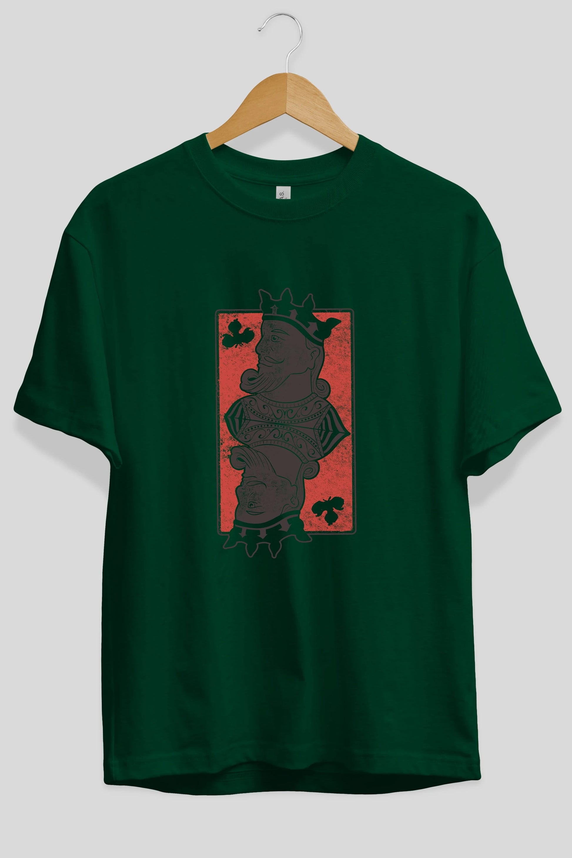 King Streetwear Ön Baskılı Oversize t-shirt Erkek Kadın Unisex