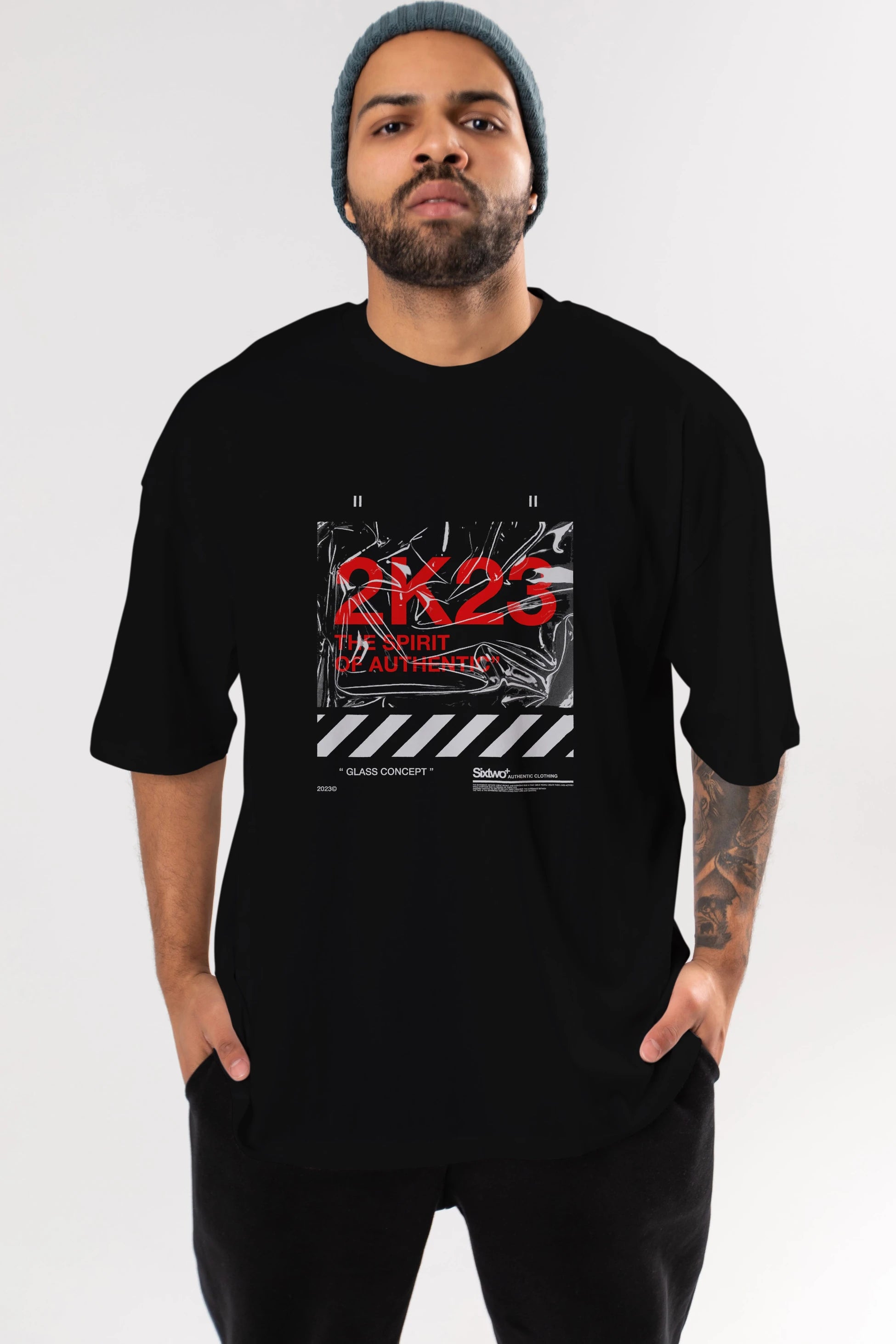 The Spirit Ön Baskılı Oversize t-shirt Erkek Kadın Unisex