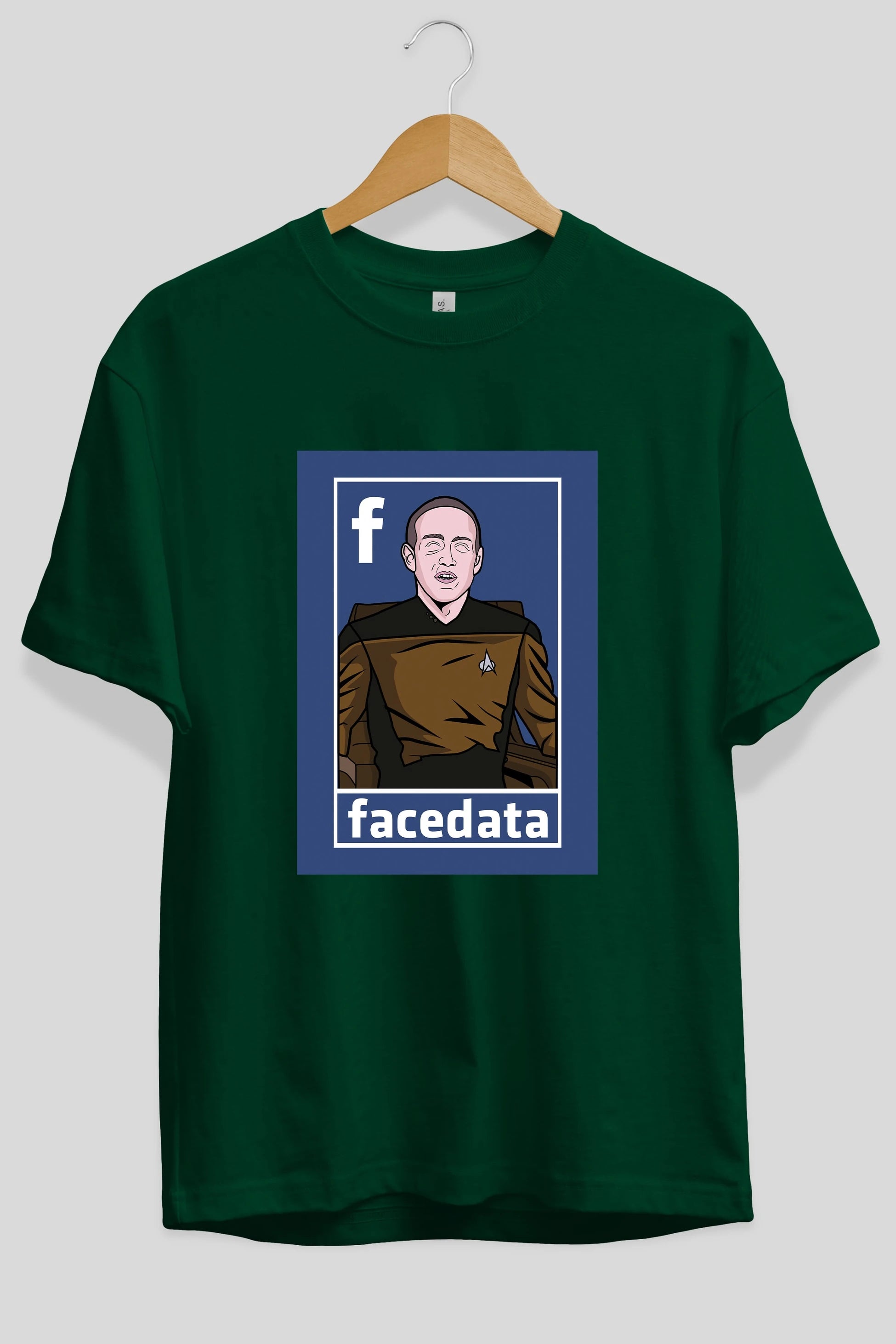 Zukerberg Data Ön Baskılı Oversize t-shirt Erkek Kadın Unisex %100 Pamuk tişort
