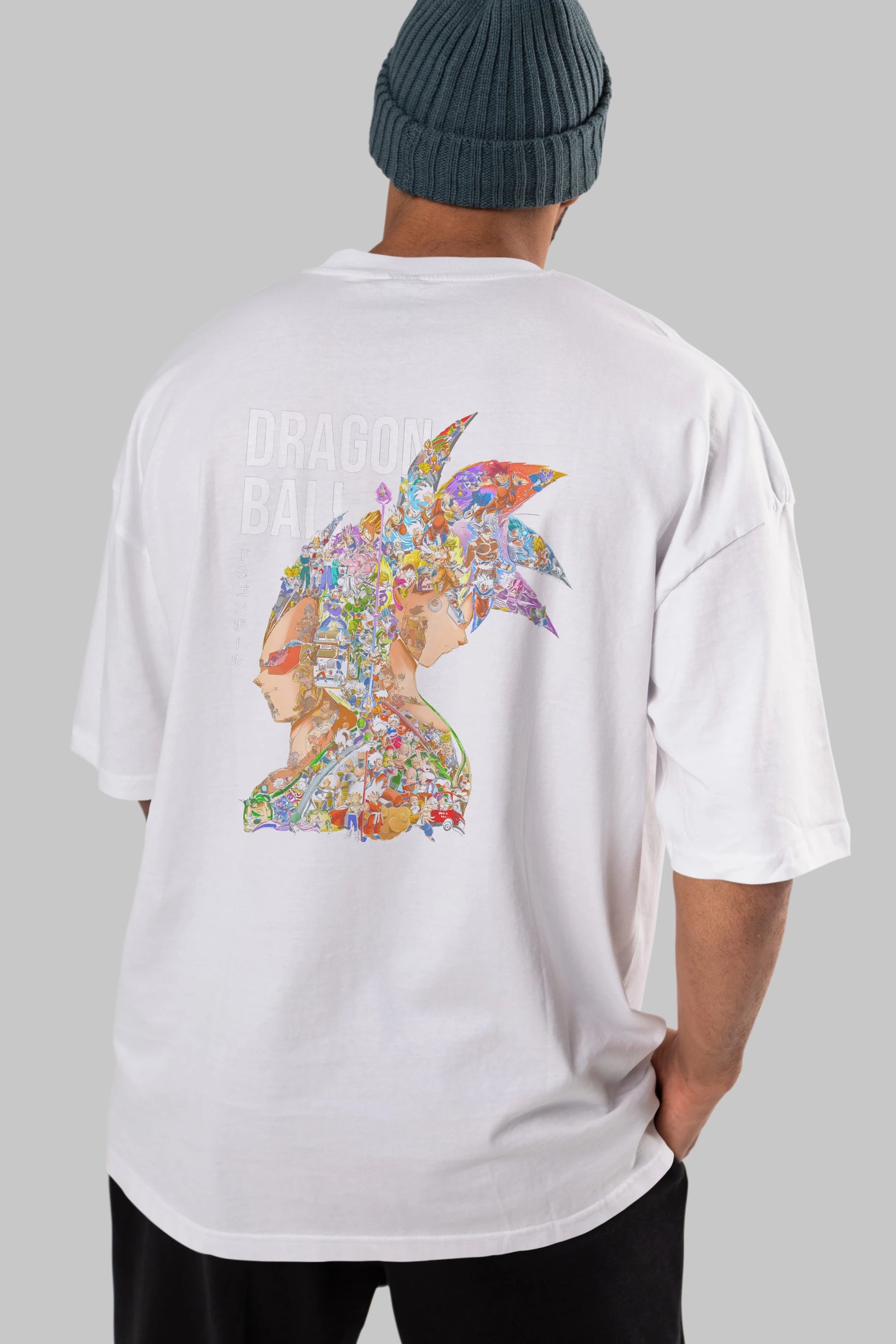 DRAGON BALL ART (5) Anime Arka Baskılı Oversize t-shirt Erkek Kadın Unisex