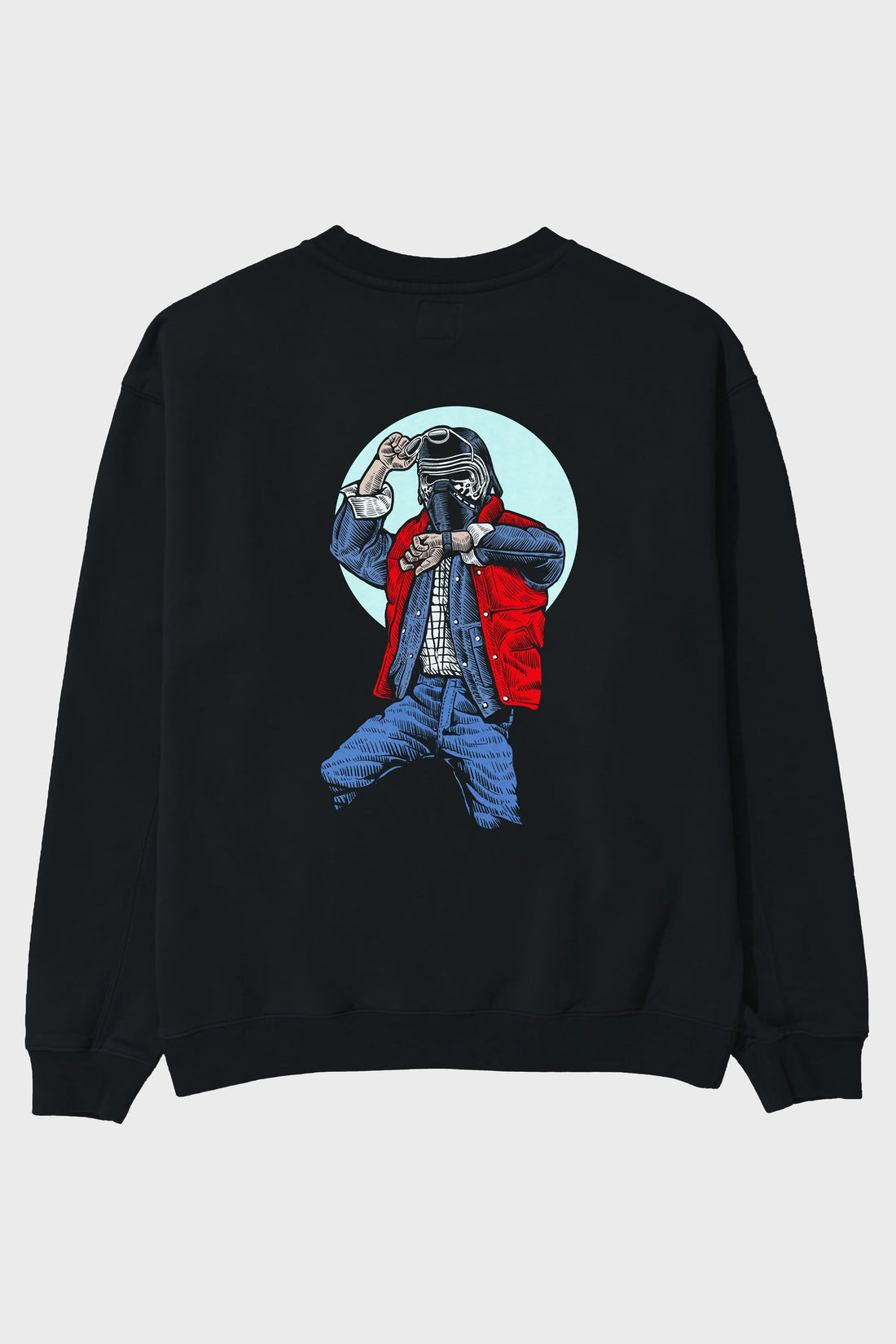 Kylo Mcfly Arka Baskılı Oversize Sweatshirt Erkek Kadın Unisex