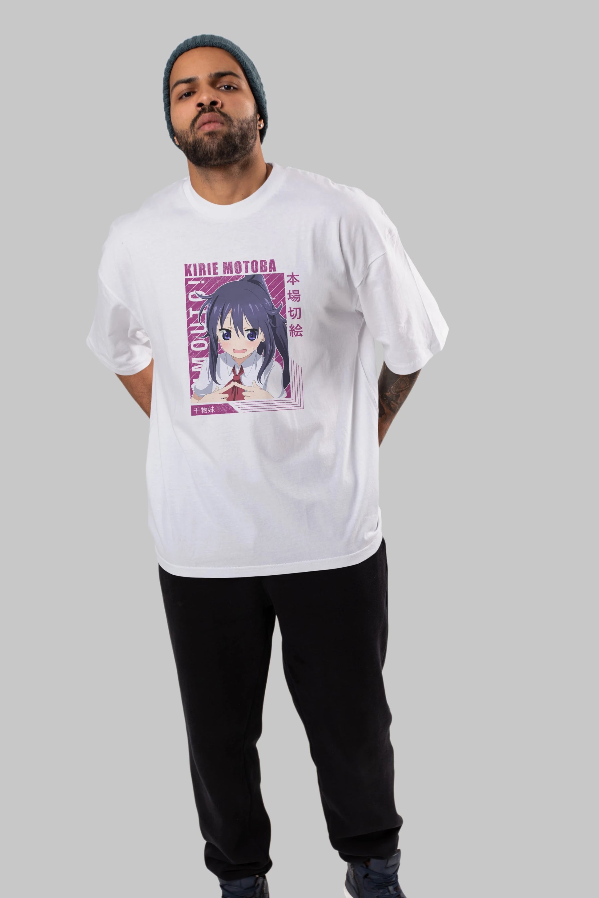 Kirie Motoba 4 Anime Ön Baskılı Oversize t-shirt %100 pamuk Erkek Kadın Unisex