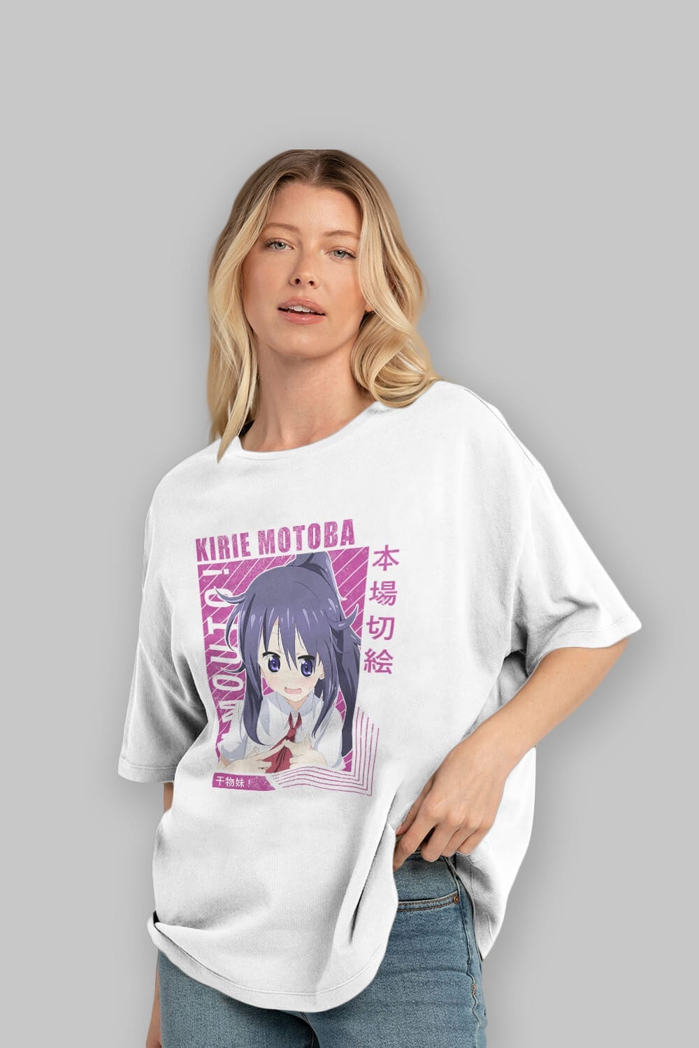 Kirie Motoba 4 Anime Ön Baskılı Oversize t-shirt %100 pamuk Erkek Kadın Unisex