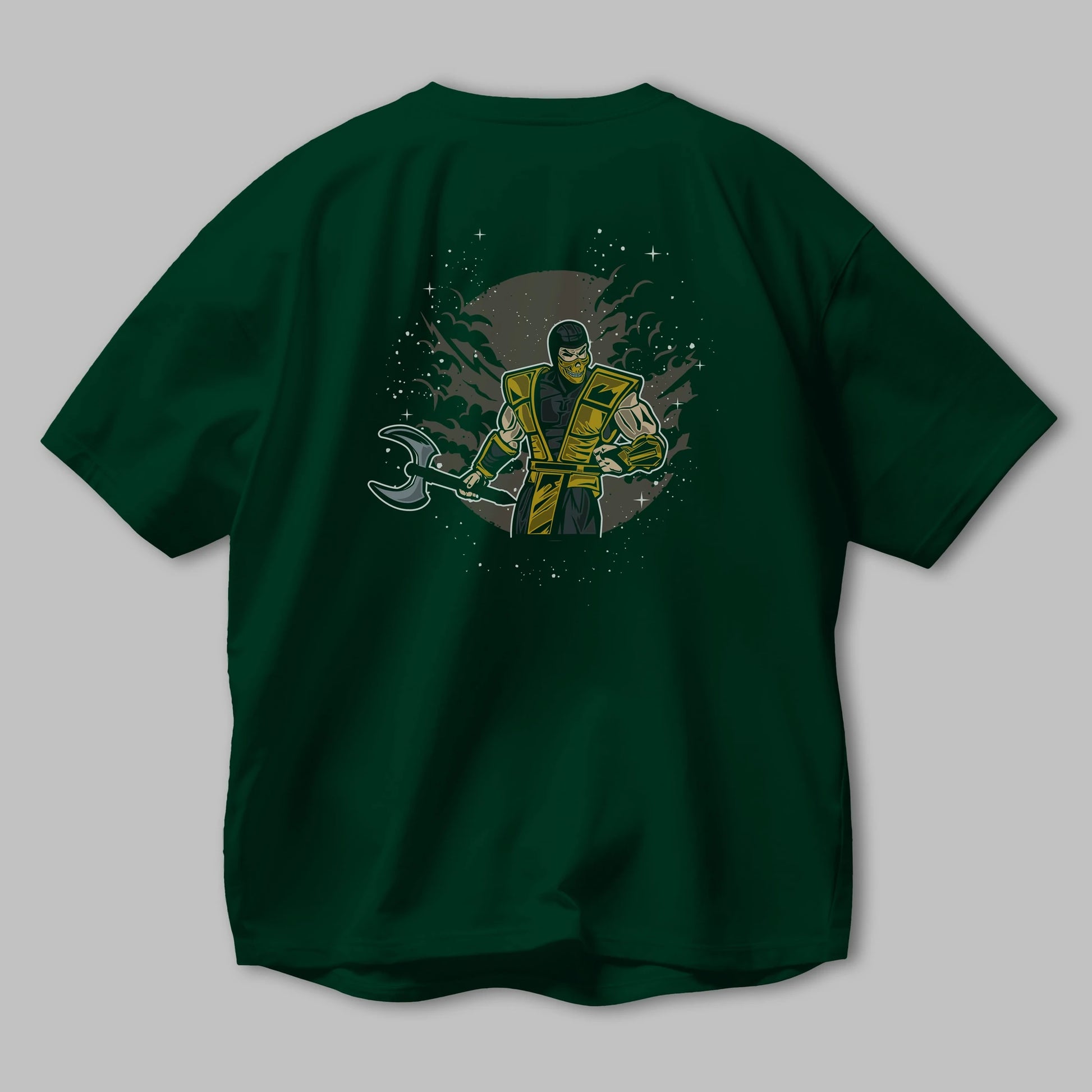 SCORPION Arka Baskılı Oversize t-shirt Erkek Kadın Unisex %100 Pamuk