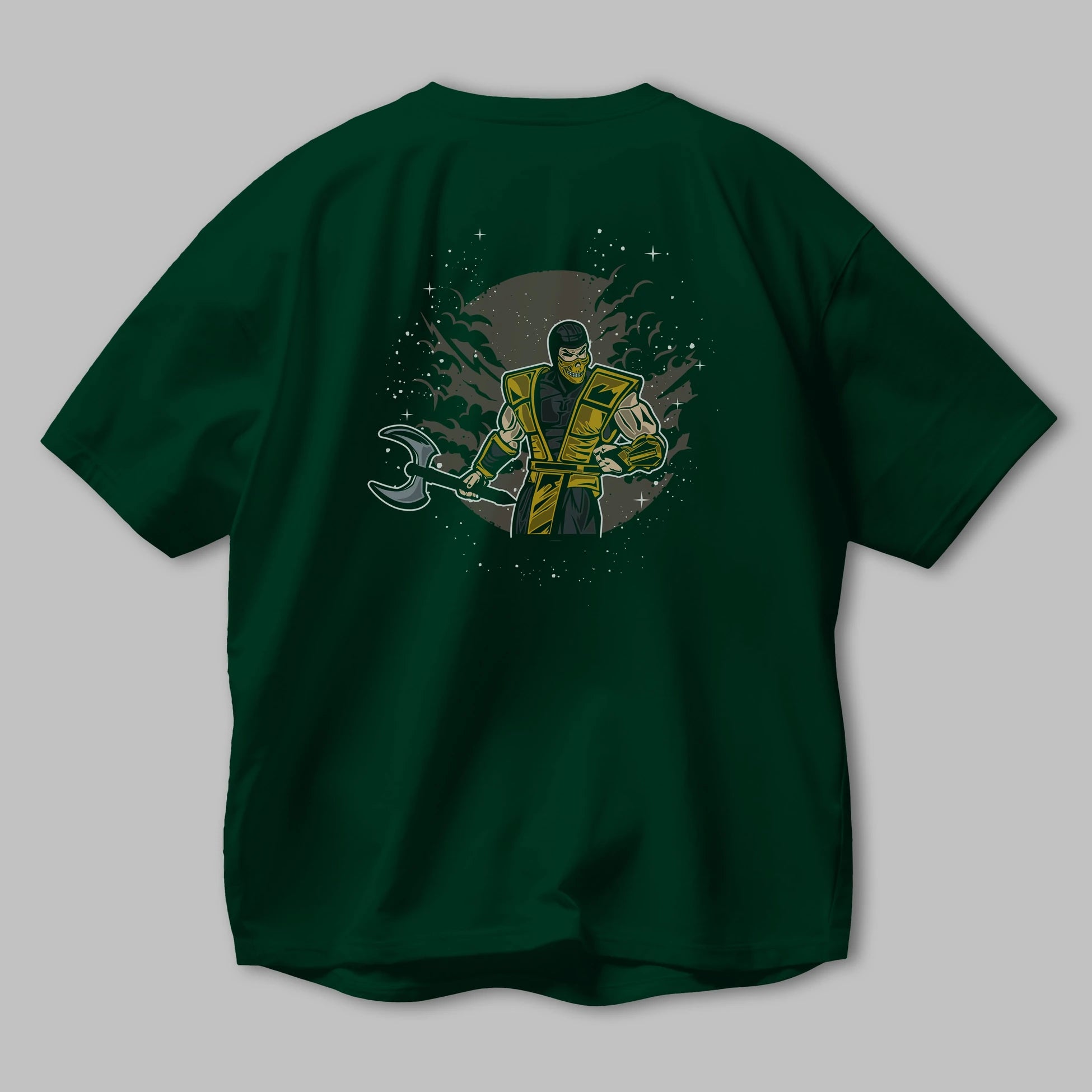 SCORPION Arka Baskılı Oversize t-shirt Erkek Kadın Unisex %100 Pamuk