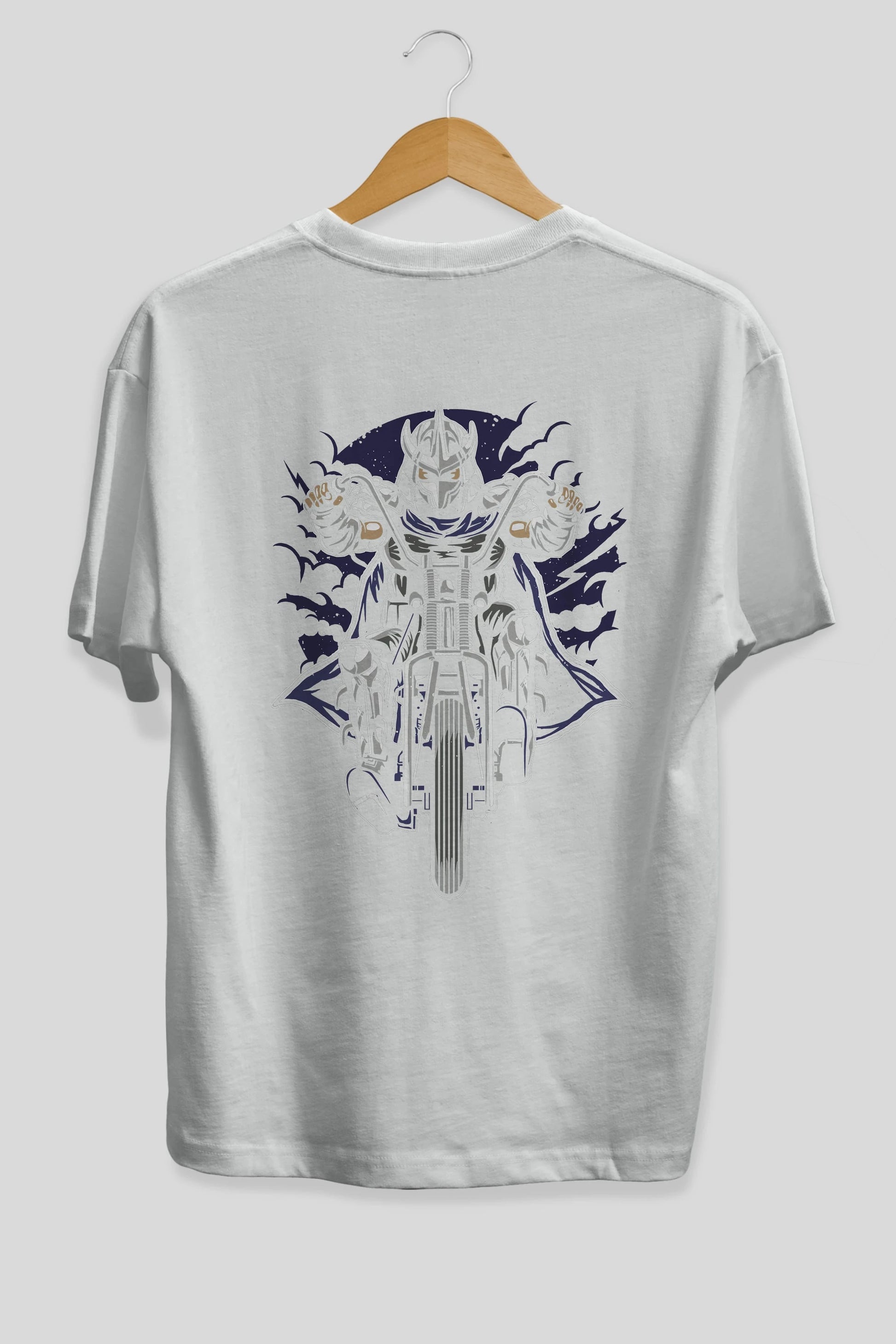 Shred Chopper Arka Baskılı Oversize t-shirt Erkek Kadın Unisex %100 Pamuk