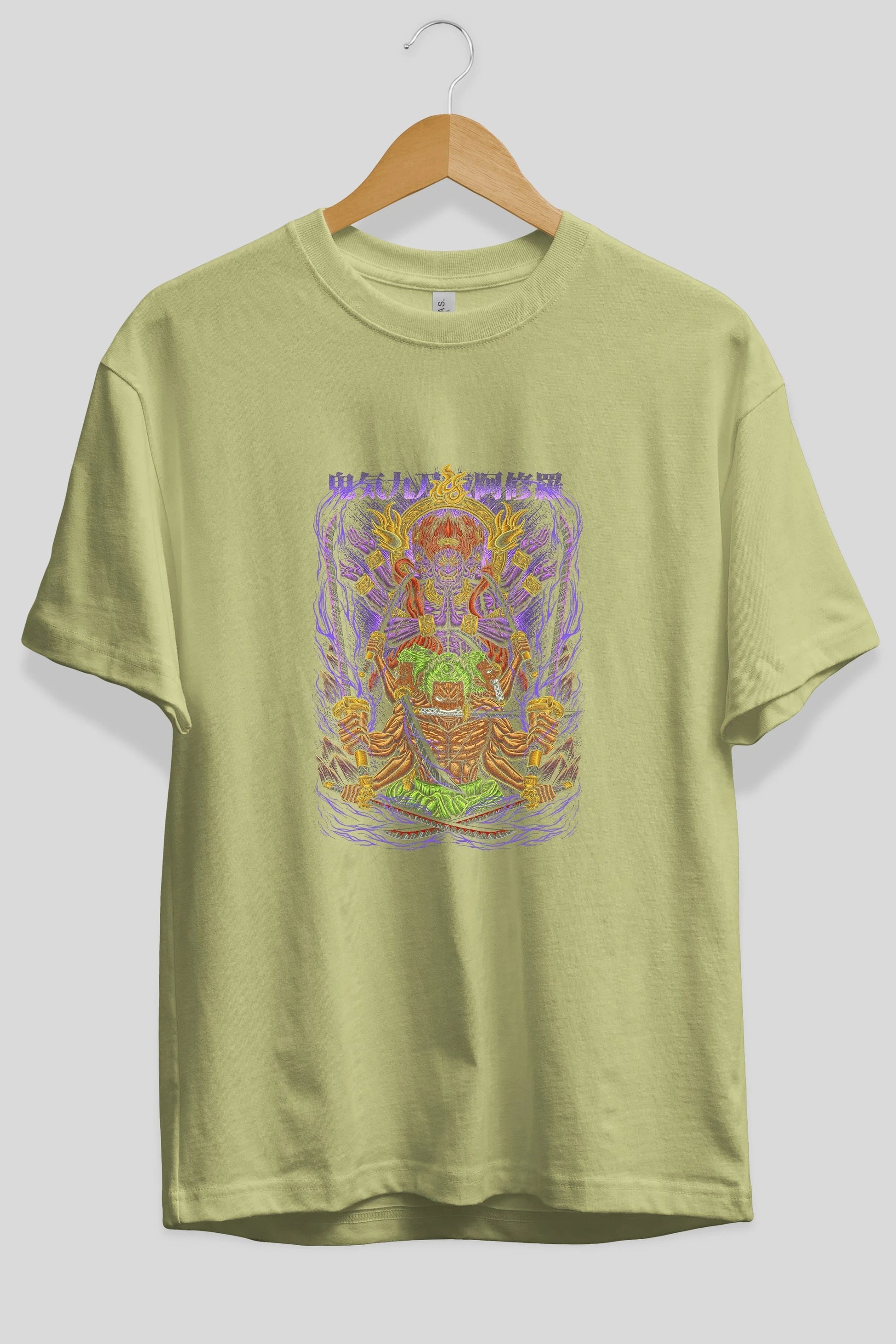 RORONOA ZORO 2 Anime Ön Baskılı Oversize t-shirt %100 pamuk Erkek Kadın Unisex