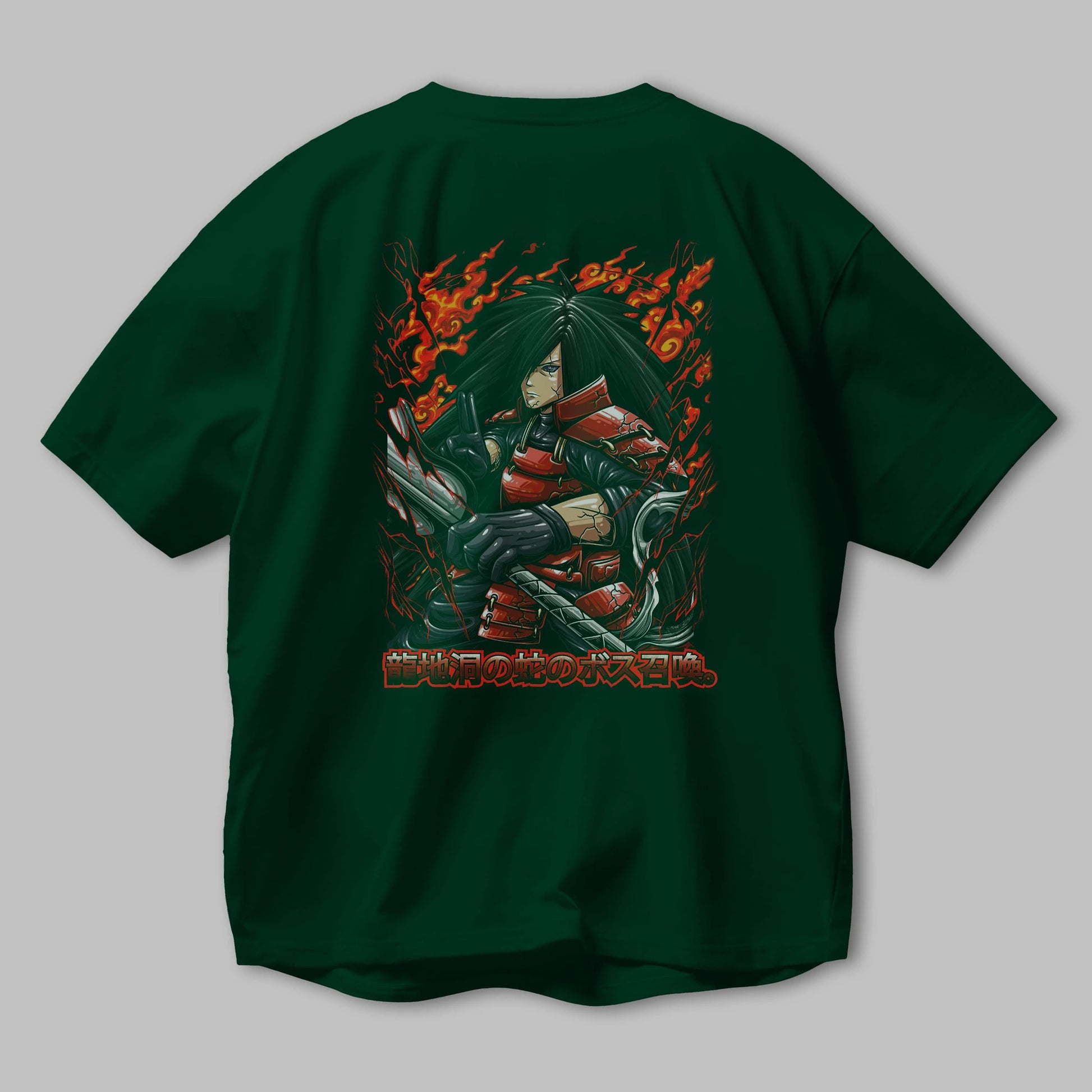 NARUTO (12) Anime Arka Baskılı Oversize t-shirt Erkek Kadın Unisex