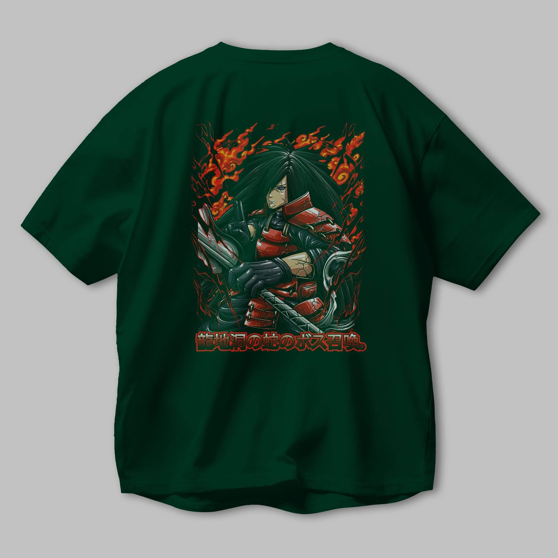 NARUTO (12) Anime Arka Baskılı Oversize t-shirt Erkek Kadın Unisex