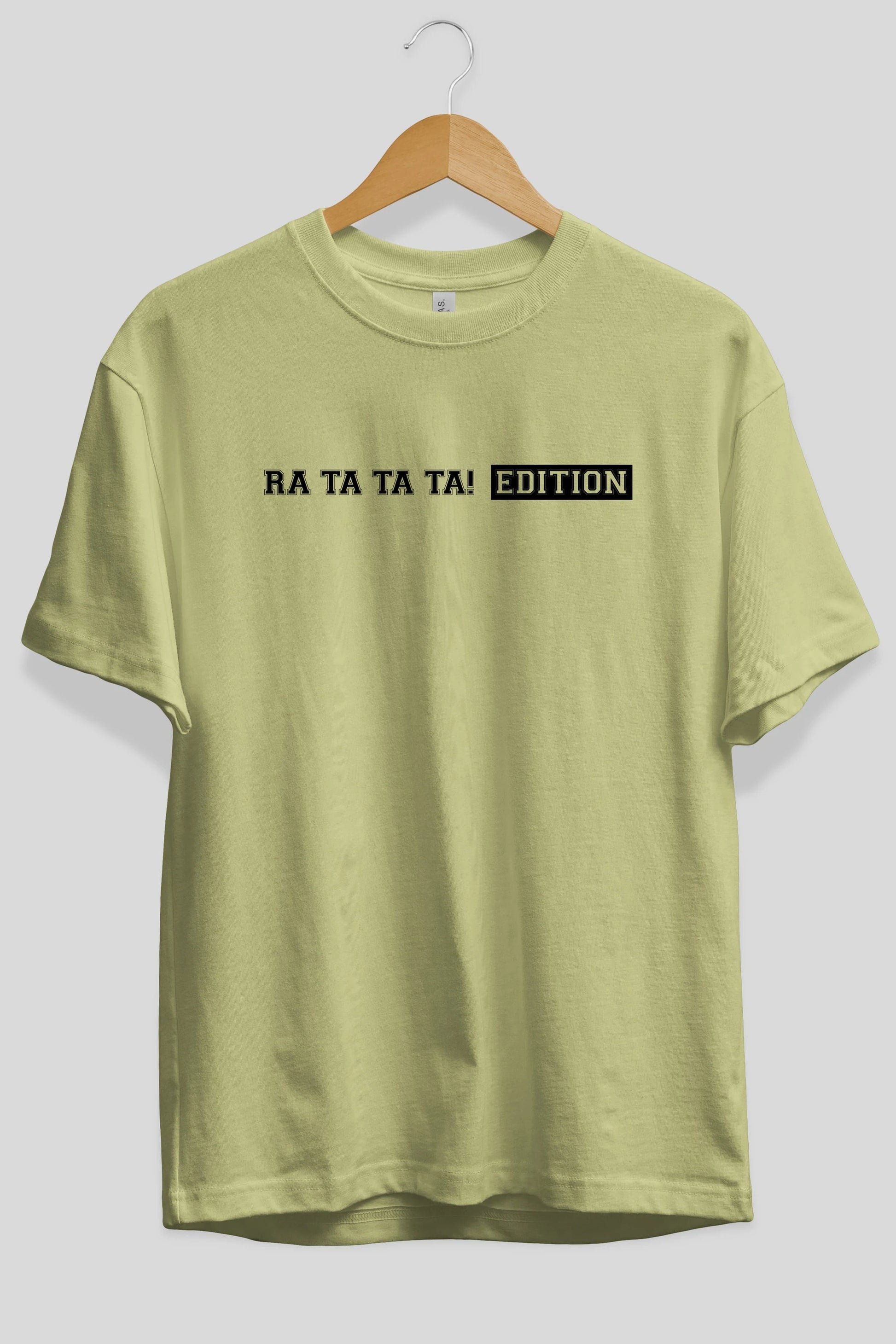 Ra Ta Ta Edition Ön Baskılı Oversize t-shirt %100 pamuk Erkek Kadın Unisex