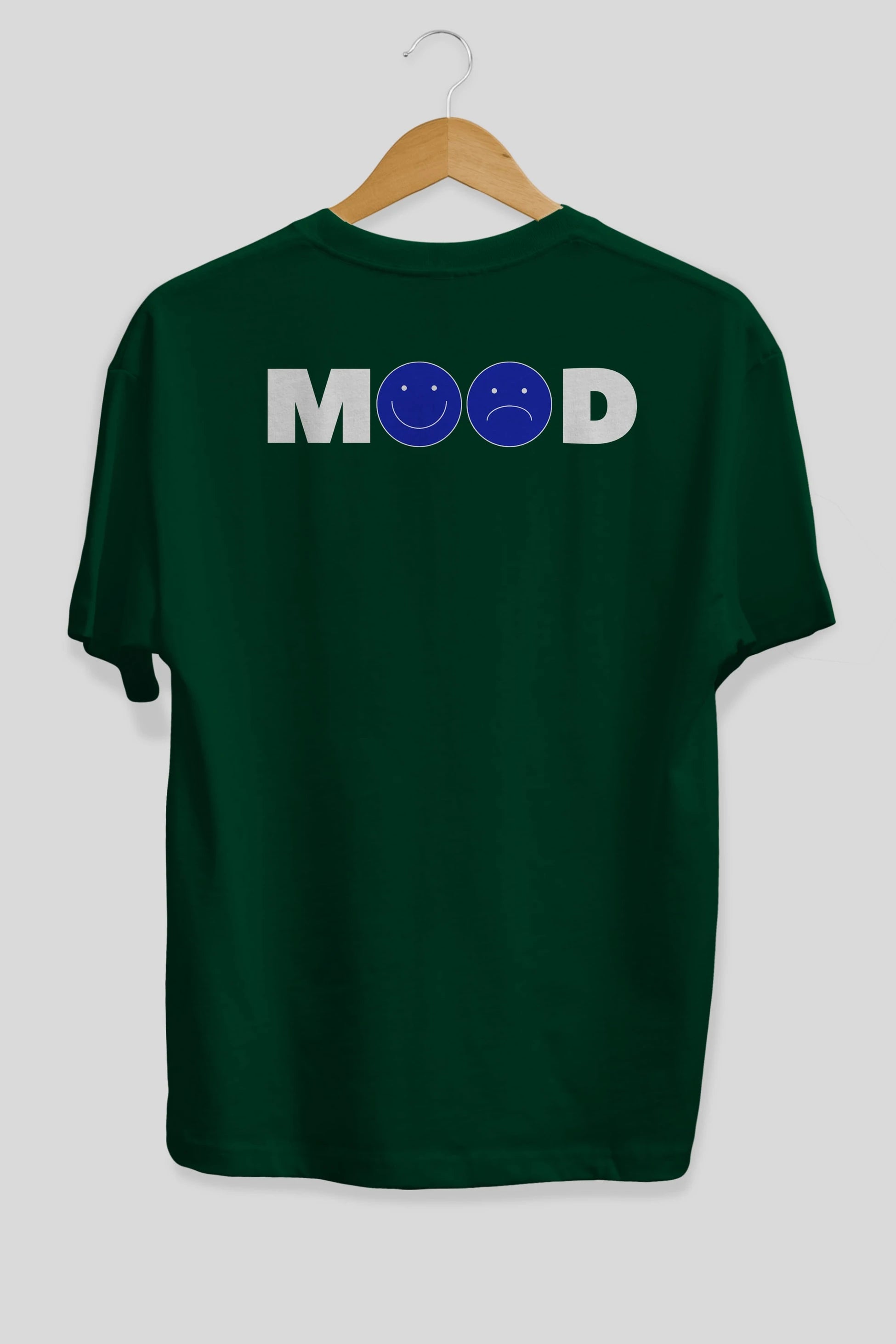 Mood Arka Baskılı Oversize t-shirt Erkek Kadın Unisex