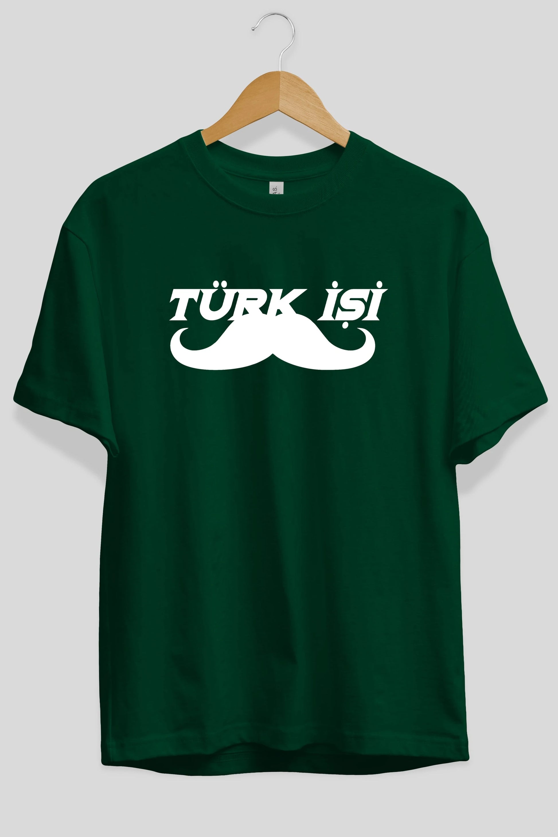 Türk İşi Ön Baskılı Oversize t-shirt %100 pamuk Erkek Kadın Unisex