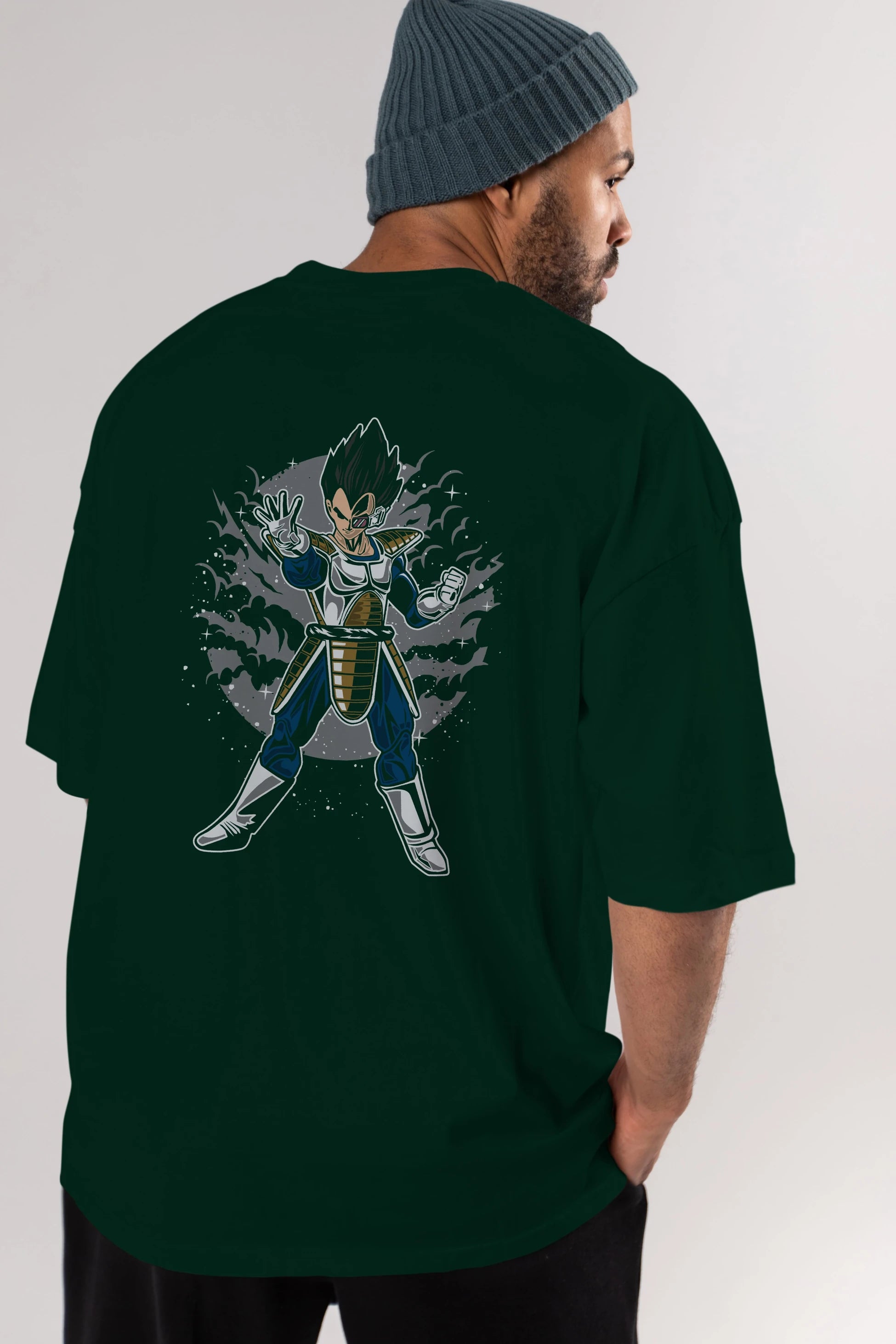 VEGETA Arka Baskılı Oversize t-shirt Erkek Kadın Unisex %100 Pamuk