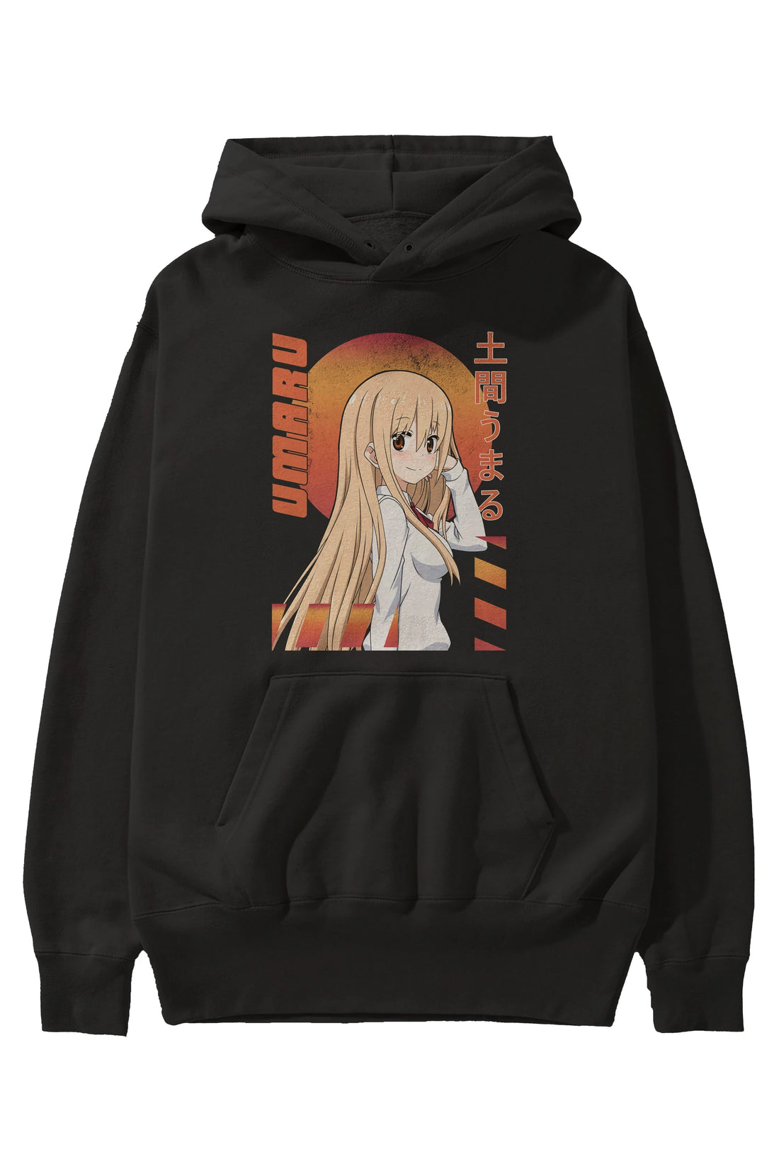 Umaru Doma 5 Anime Ön Baskılı Hoodie Oversize Kapüşonlu Sweatshirt Erkek Kadın Unisex