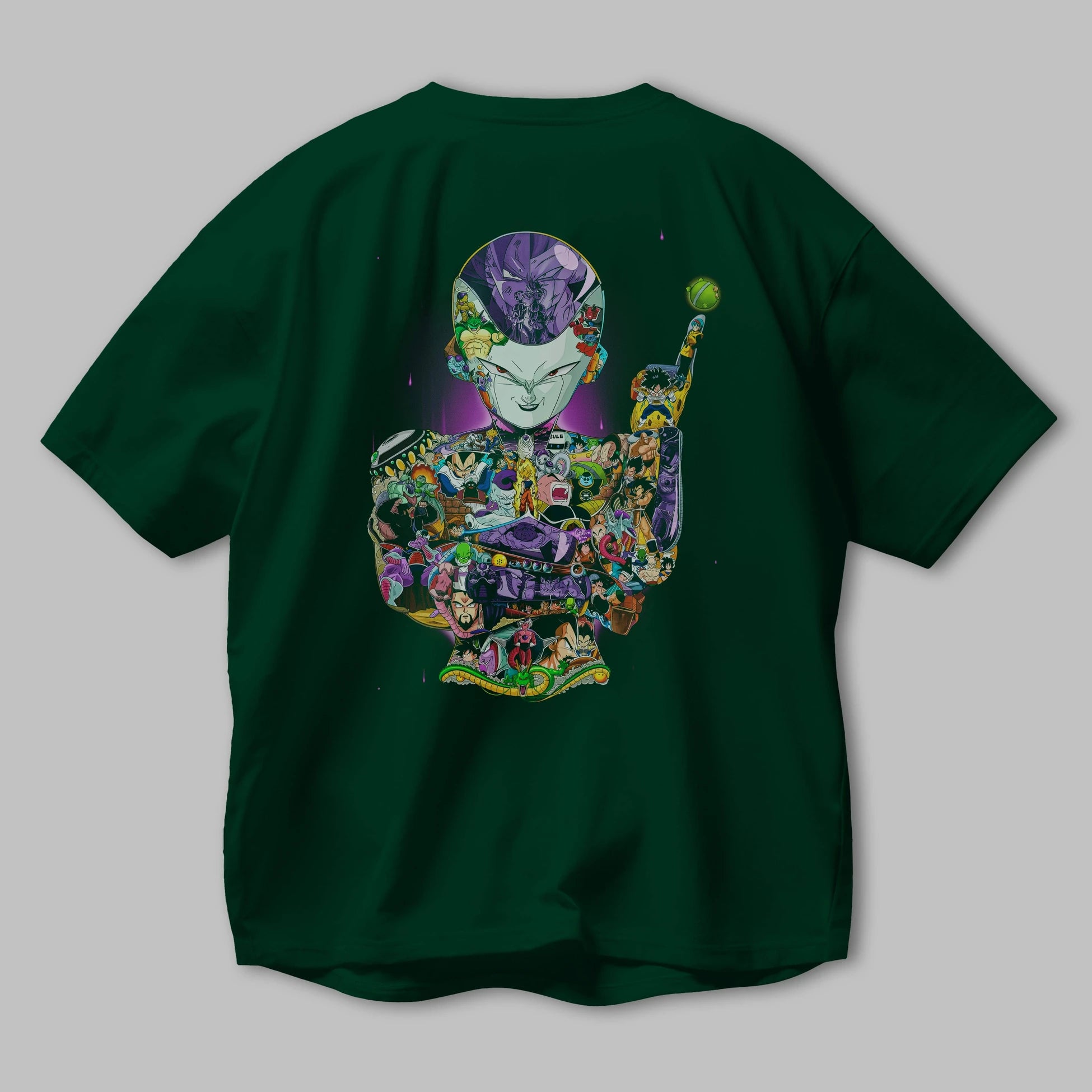 DRAGON BALL ART (4) Anime Arka Baskılı Oversize t-shirt Erkek Kadın Unisex