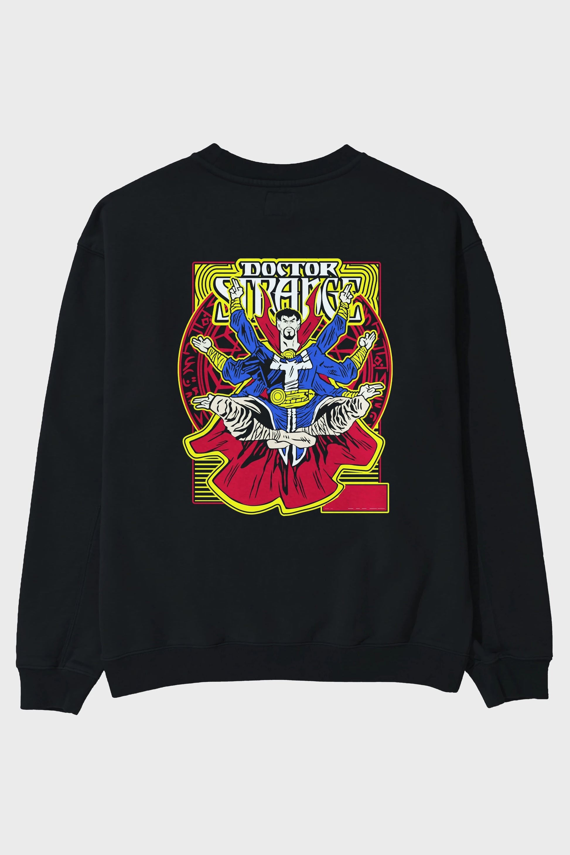 Doctor Strange (1) Arka Baskılı Oversize Sweatshirt Erkek Kadın Unisex