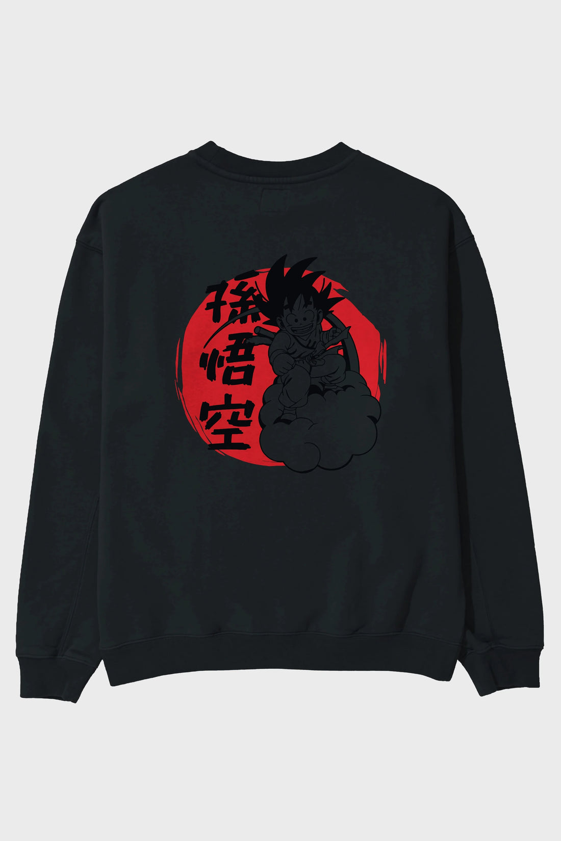 DRAGON BALL Anime Arka Baskılı Oversize Sweatshirt Erkek Kadın Unisex