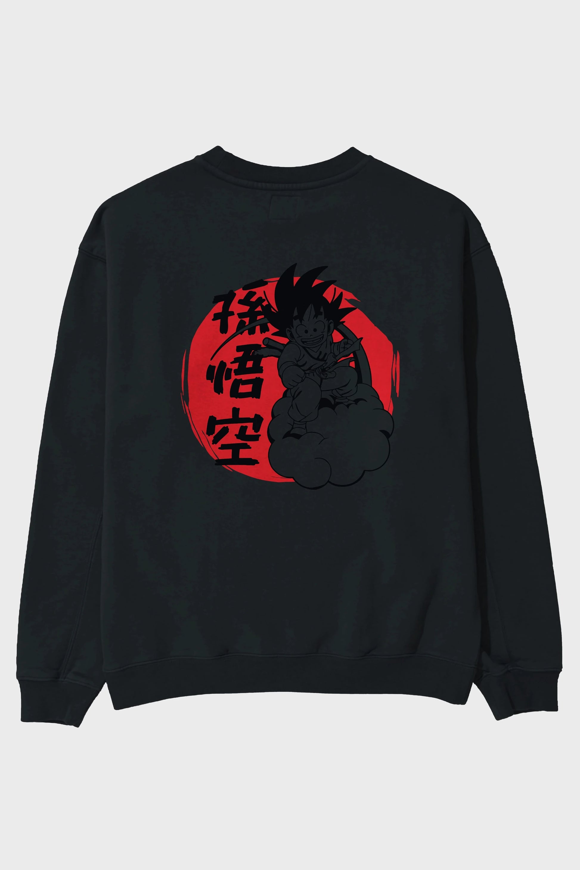 DRAGON BALL Anime Arka Baskılı Oversize Sweatshirt Erkek Kadın Unisex