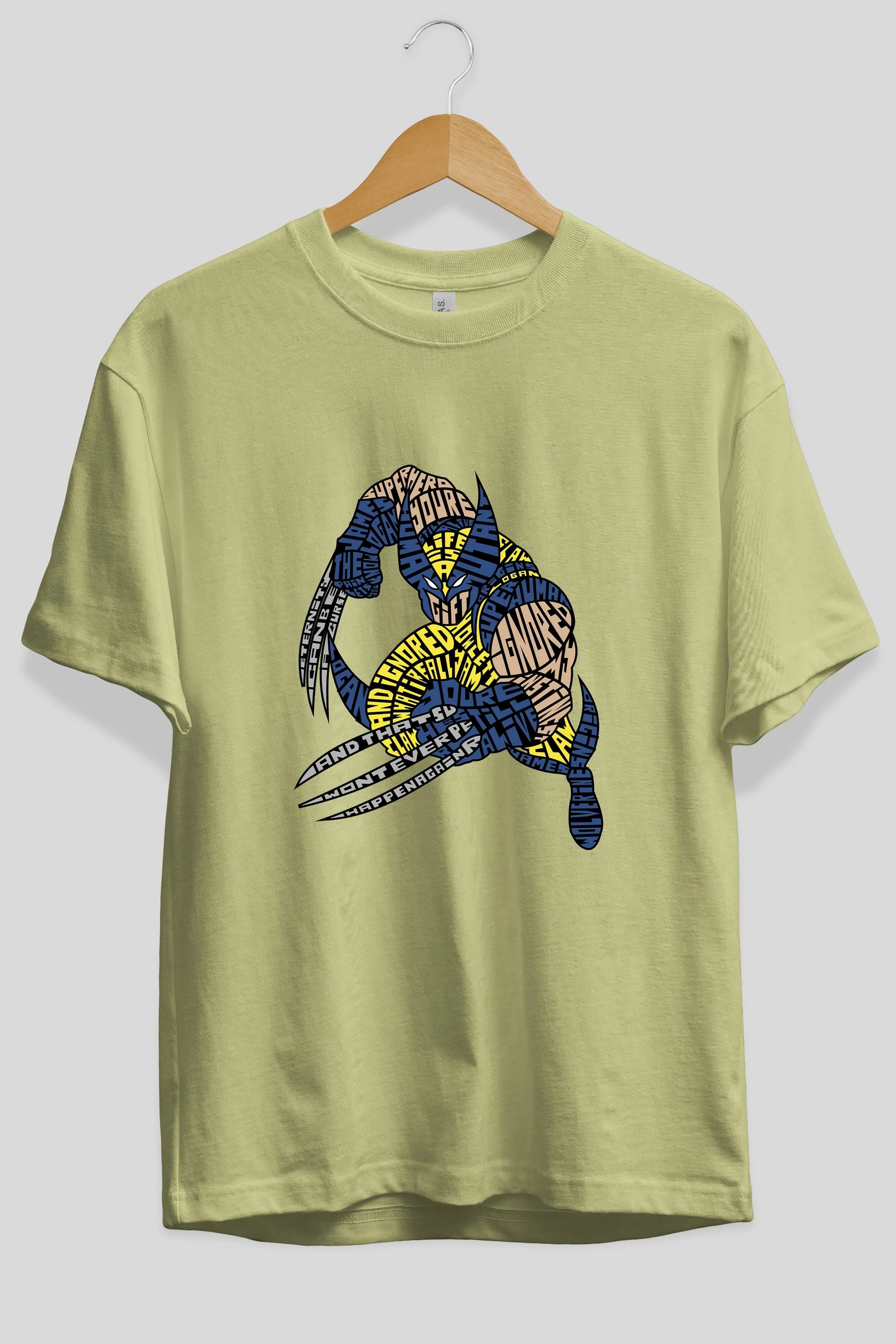 Logan Ön Baskılı Oversize t-shirt %100 pamuk Erkek Kadın Unisex