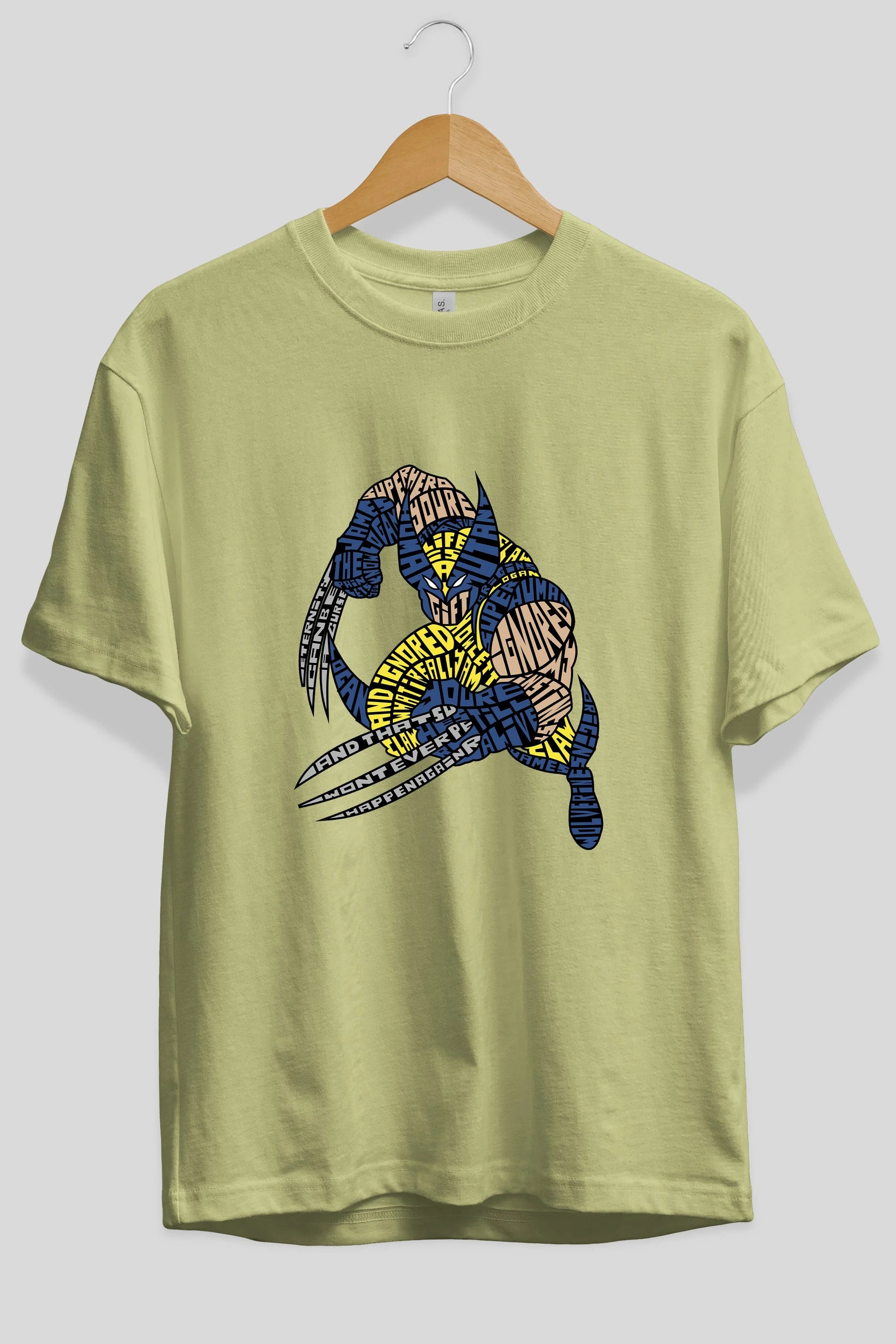 Logan Ön Baskılı Oversize t-shirt %100 pamuk Erkek Kadın Unisex
