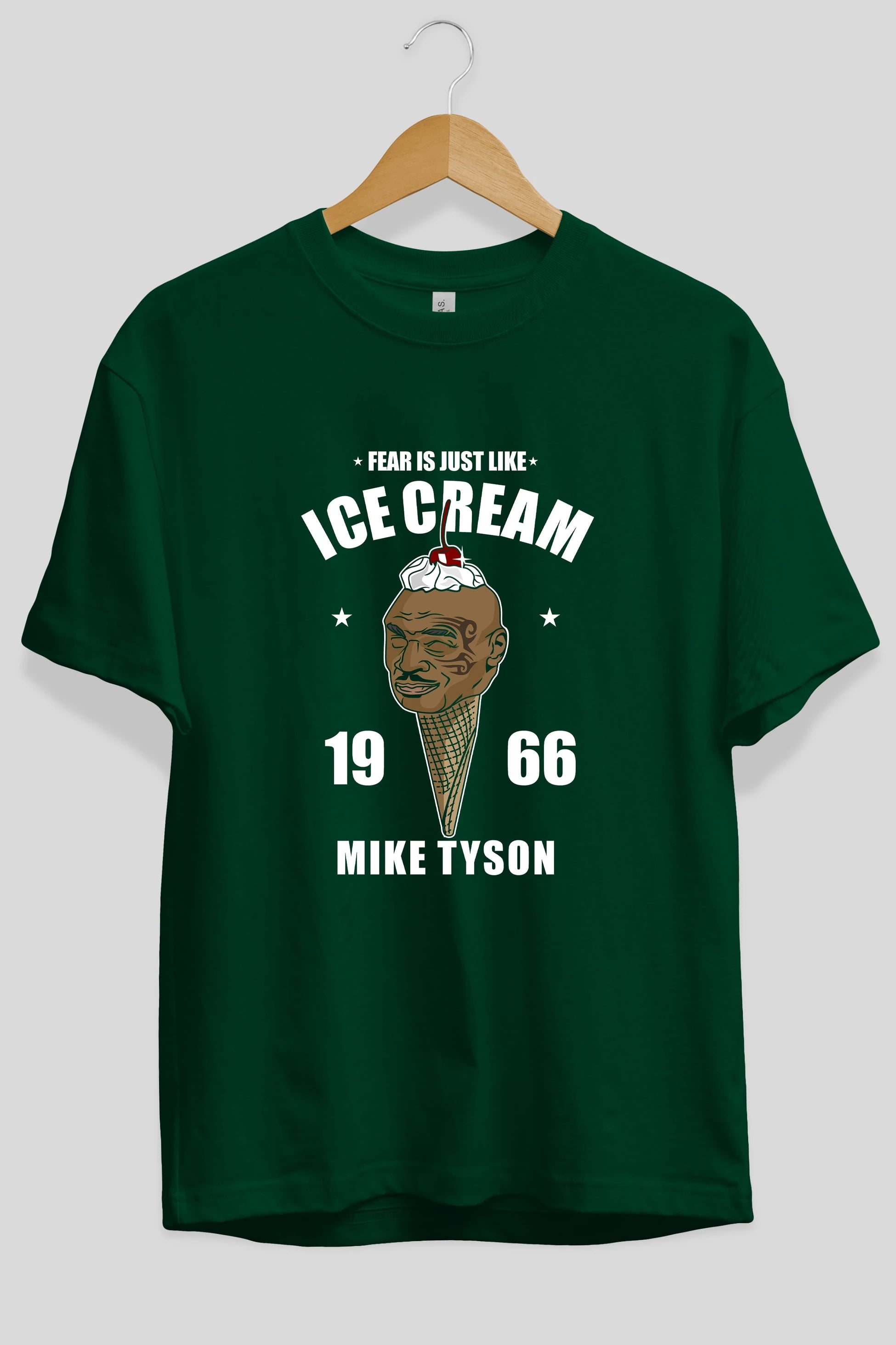 Tyson Ice Cream Ön Baskılı Oversize t-shirt Erkek Kadın Unisex %100 Pamuk tişort