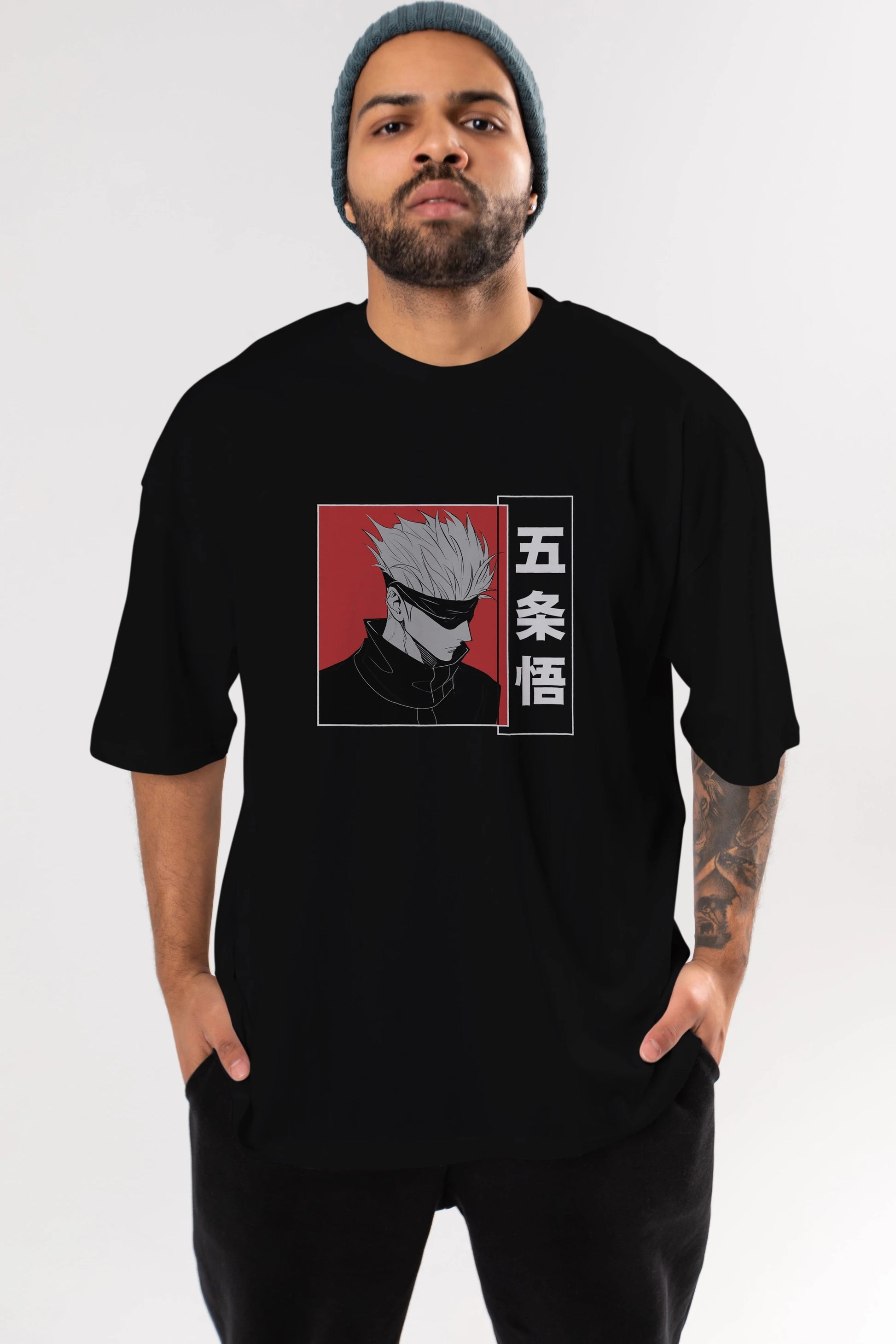 JUJUTSU KAISEN 2 Anime Ön Baskılı Oversize t-shirt %100 pamuk Erkek Kadın Unisex