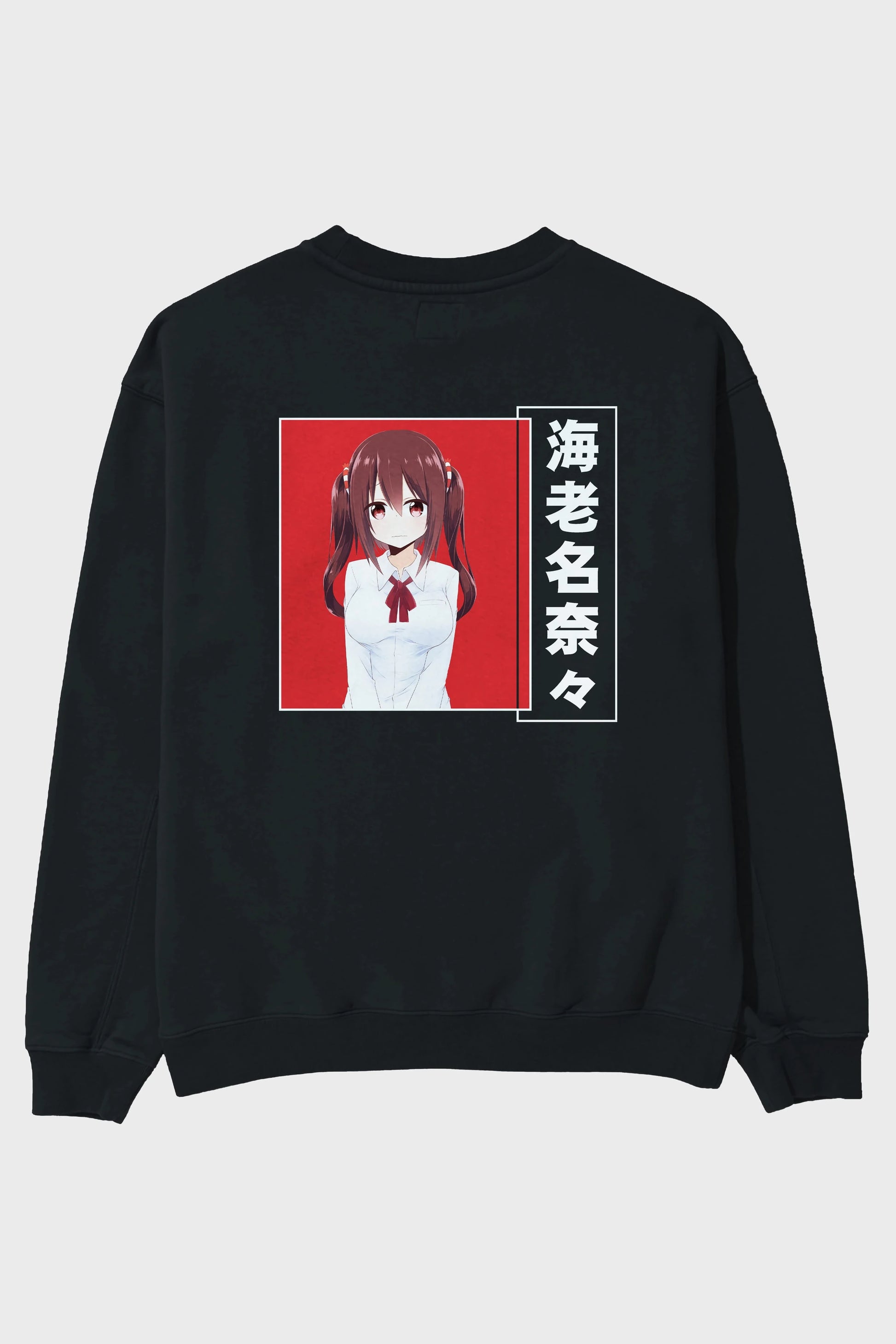 Nana Ebina 1 Anime Arka Baskılı Oversize Sweatshirt Erkek Kadın Unisex