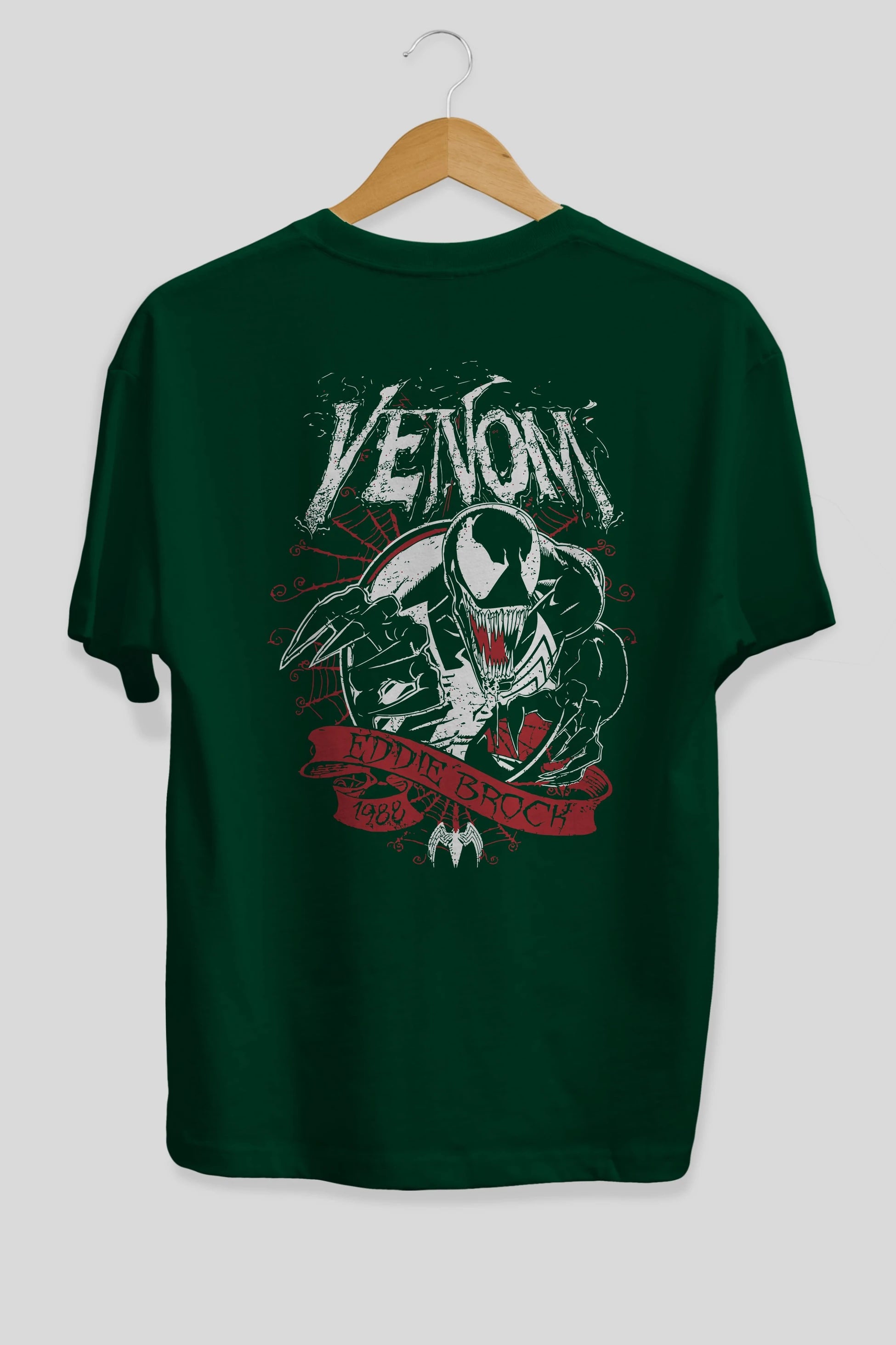 Venom (11) Arka Baskılı Oversize t-shirt Erkek Kadın Unisex %100 Pamuk Bisiklet Yaka tişort
