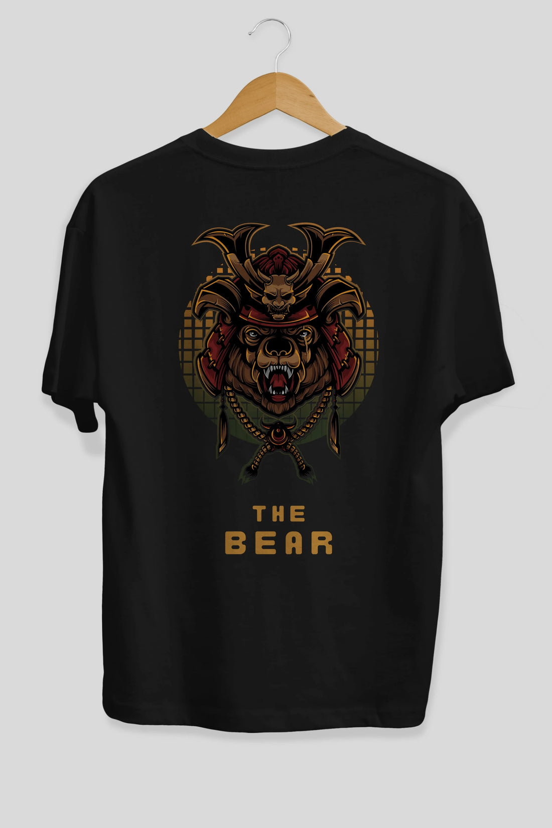 The Bear 2 Arka Baskılı Oversize t-shirt Erkek Kadın Unisex