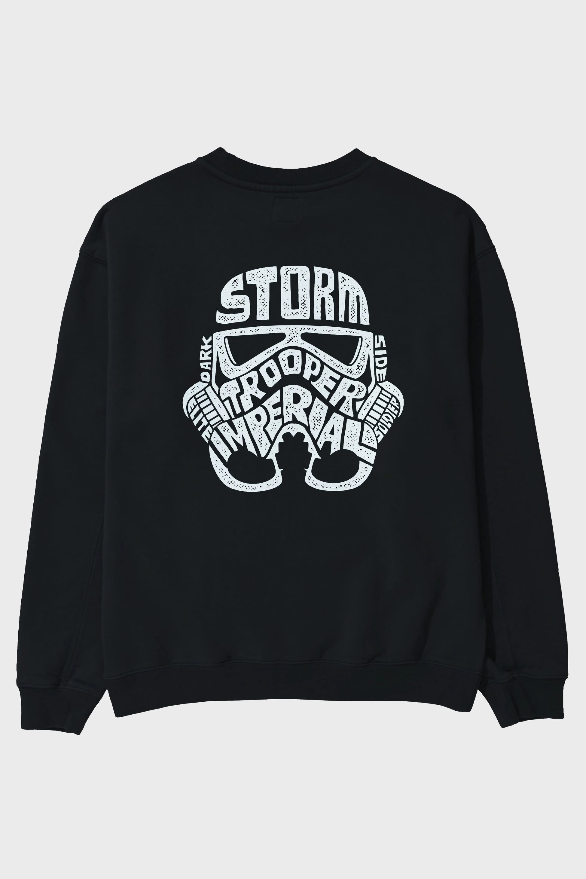 Storm Trooper Arka Baskılı Oversize Sweatshirt Erkek Kadın Unisex