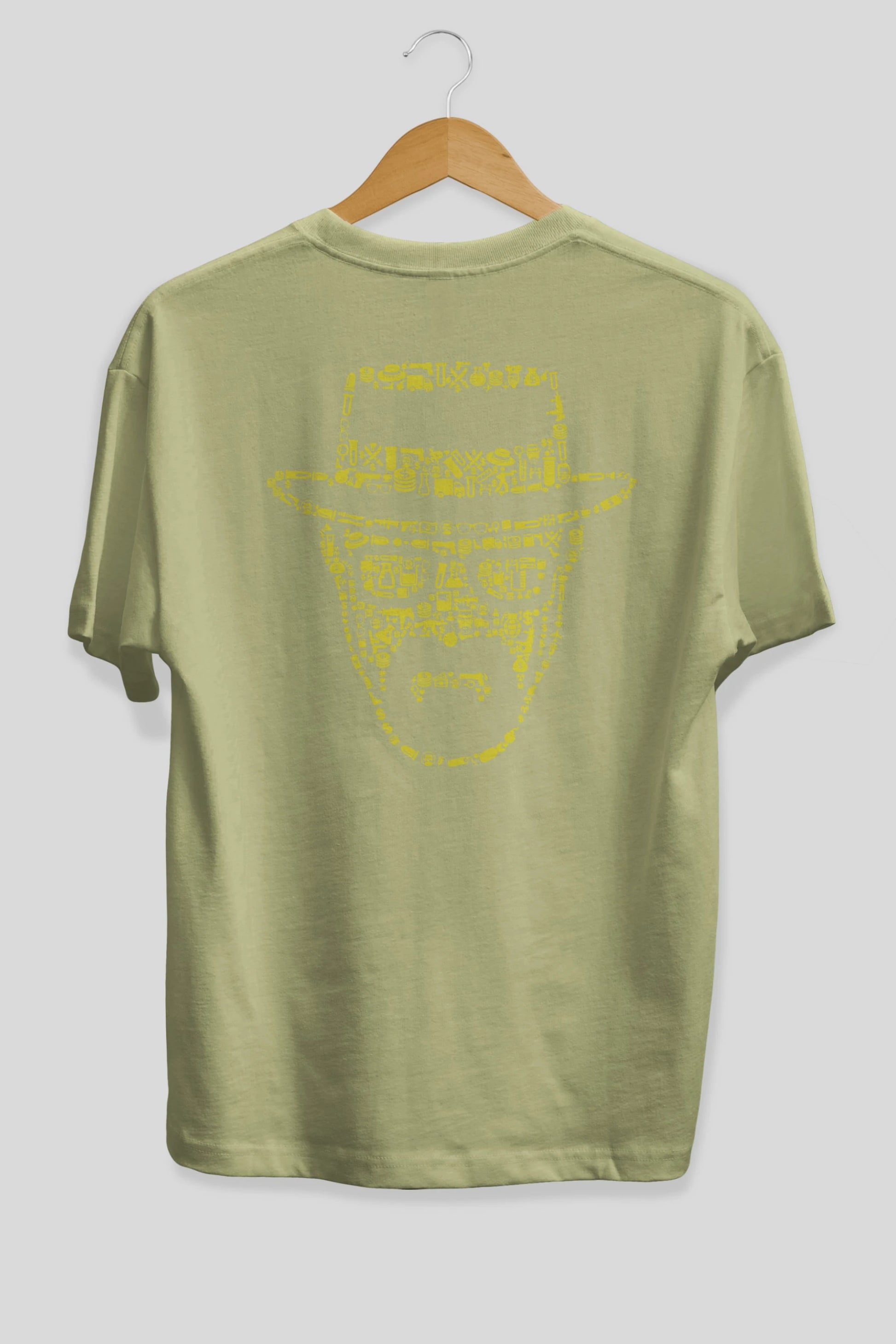 The Chronicle Arka Baskılı Oversize t-shirt %100 pamuk Erkek Kadın Unisex