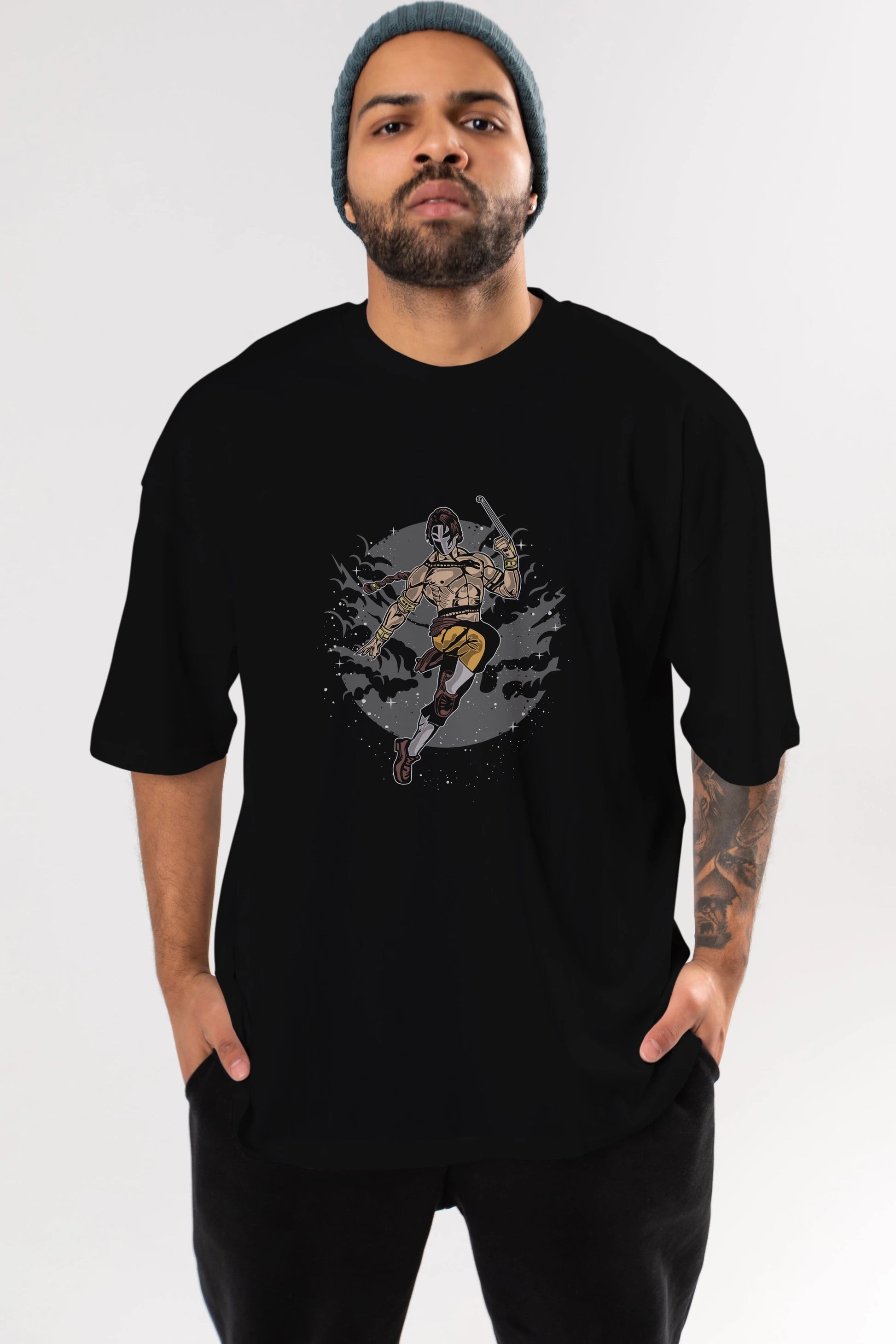 Vega Ön Baskılı Oversize t-shirt Erkek Kadın Unisex %100 Pamuk tişort