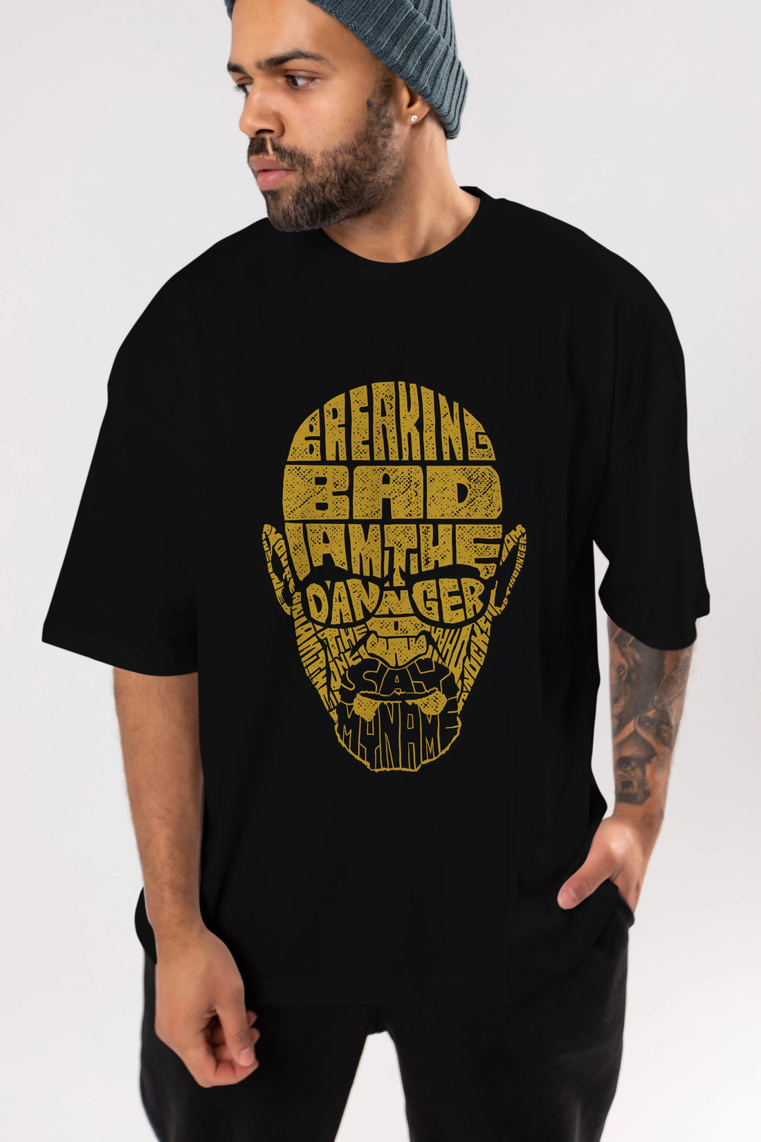 Breaking Bad Ön Baskılı Oversize t-shirt %100 pamuk Erkek Kadın Unisex