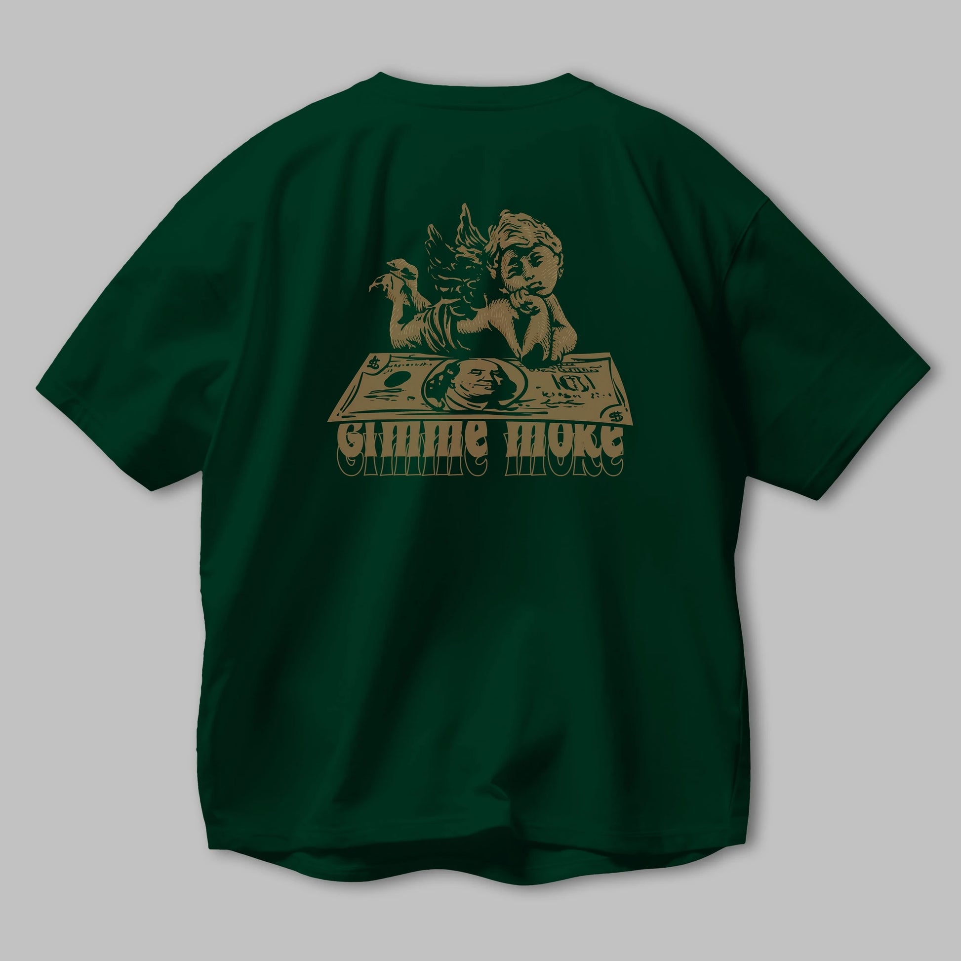 Gimme More Arka Baskılı Oversize t-shirt Erkek Kadın Unisex
