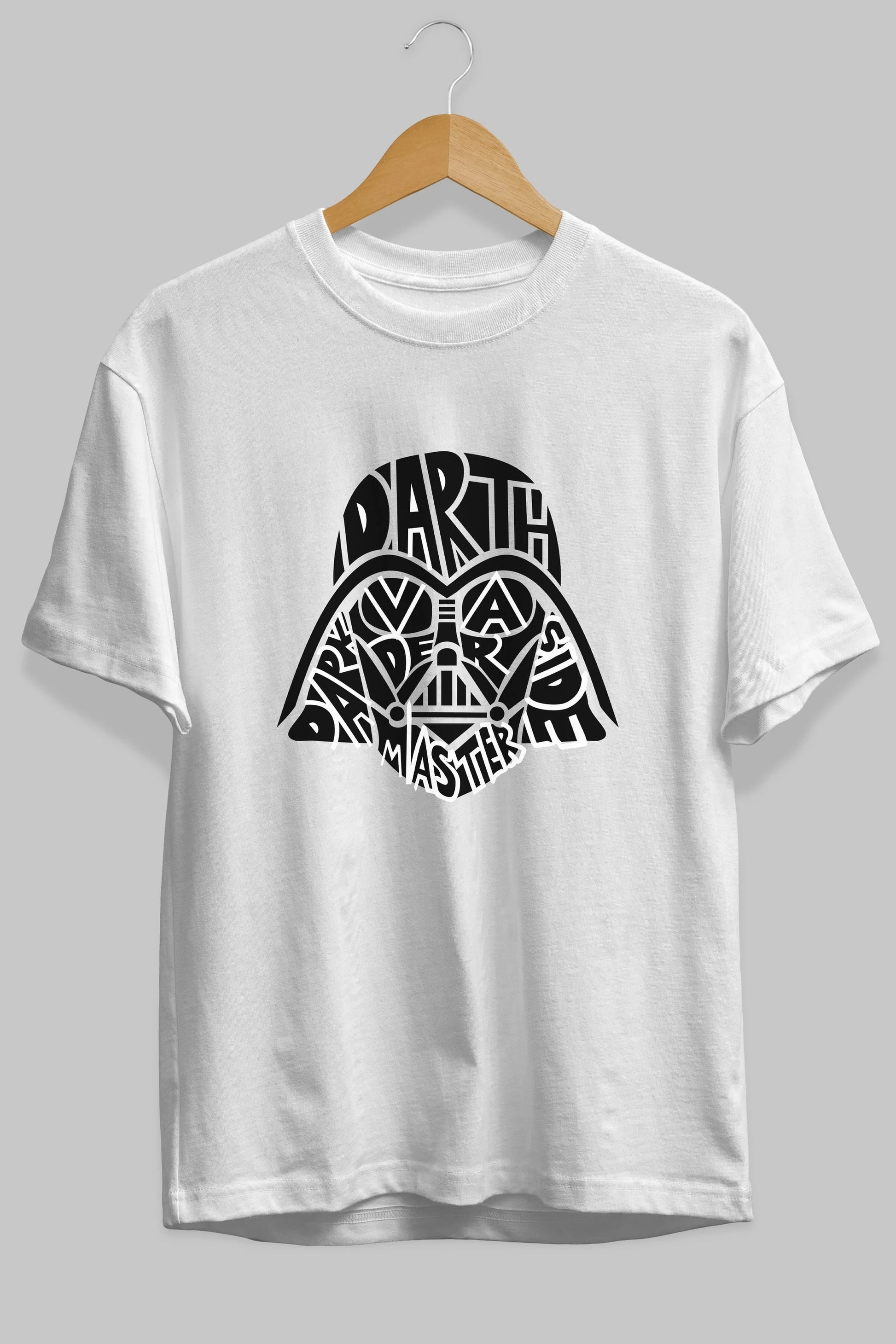 Darth Vader Ön Baskılı Oversize t-shirt %100 pamuk Erkek Kadın Unisex