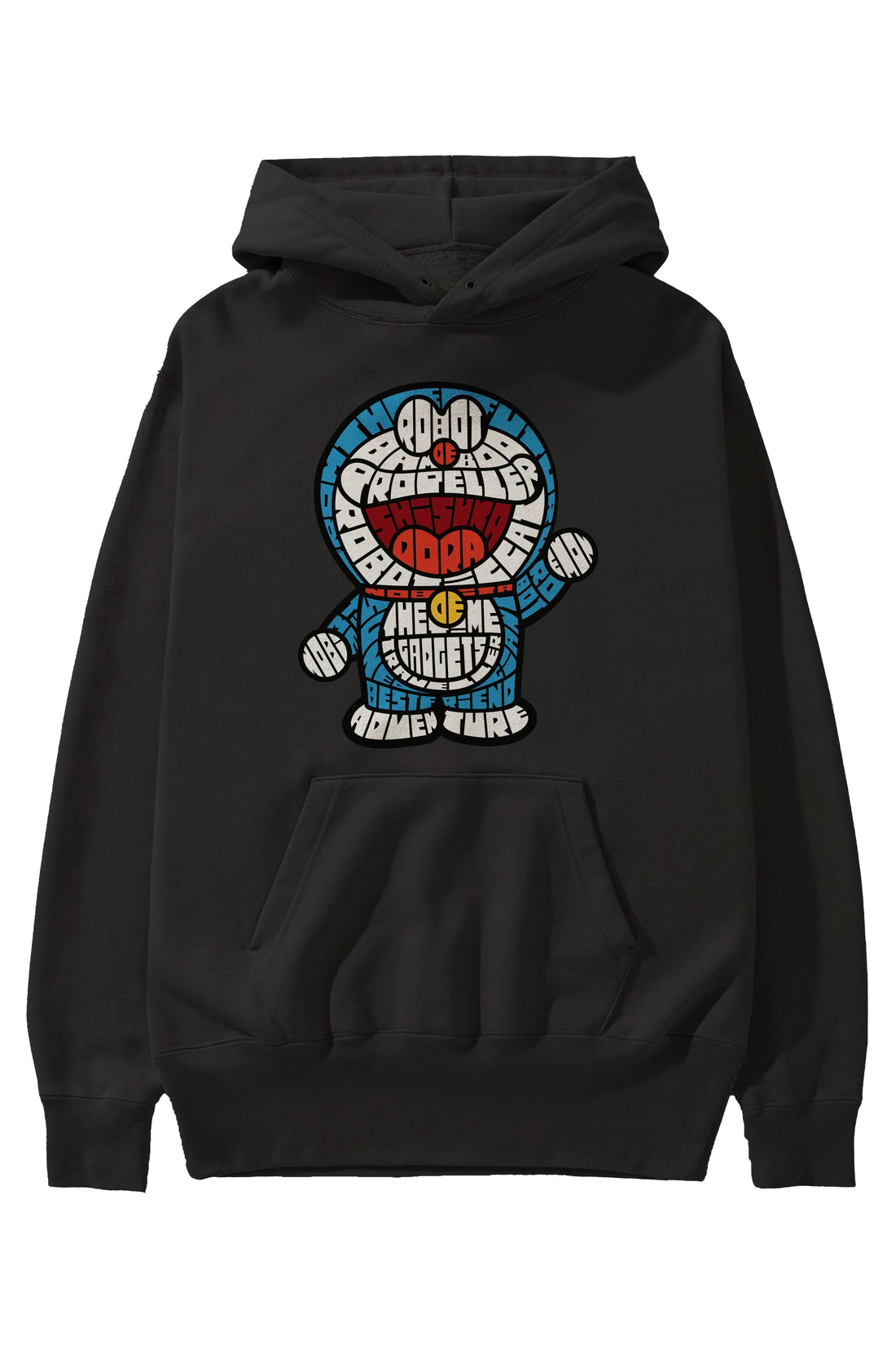Robotic cat Ön Baskılı Hoodie Oversize Kapüşonlu Sweatshirt Erkek Kadın Unisex