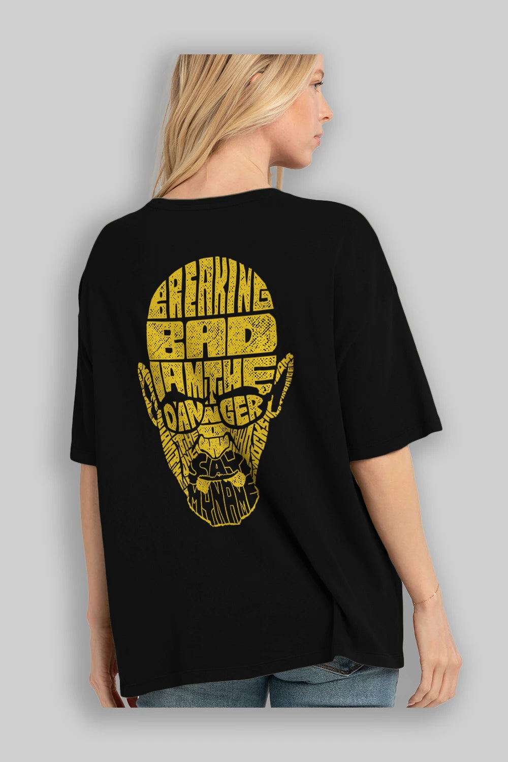Breaking Bad Arka Baskılı Oversize t-shirt %100 pamuk Erkek Kadın Unisex