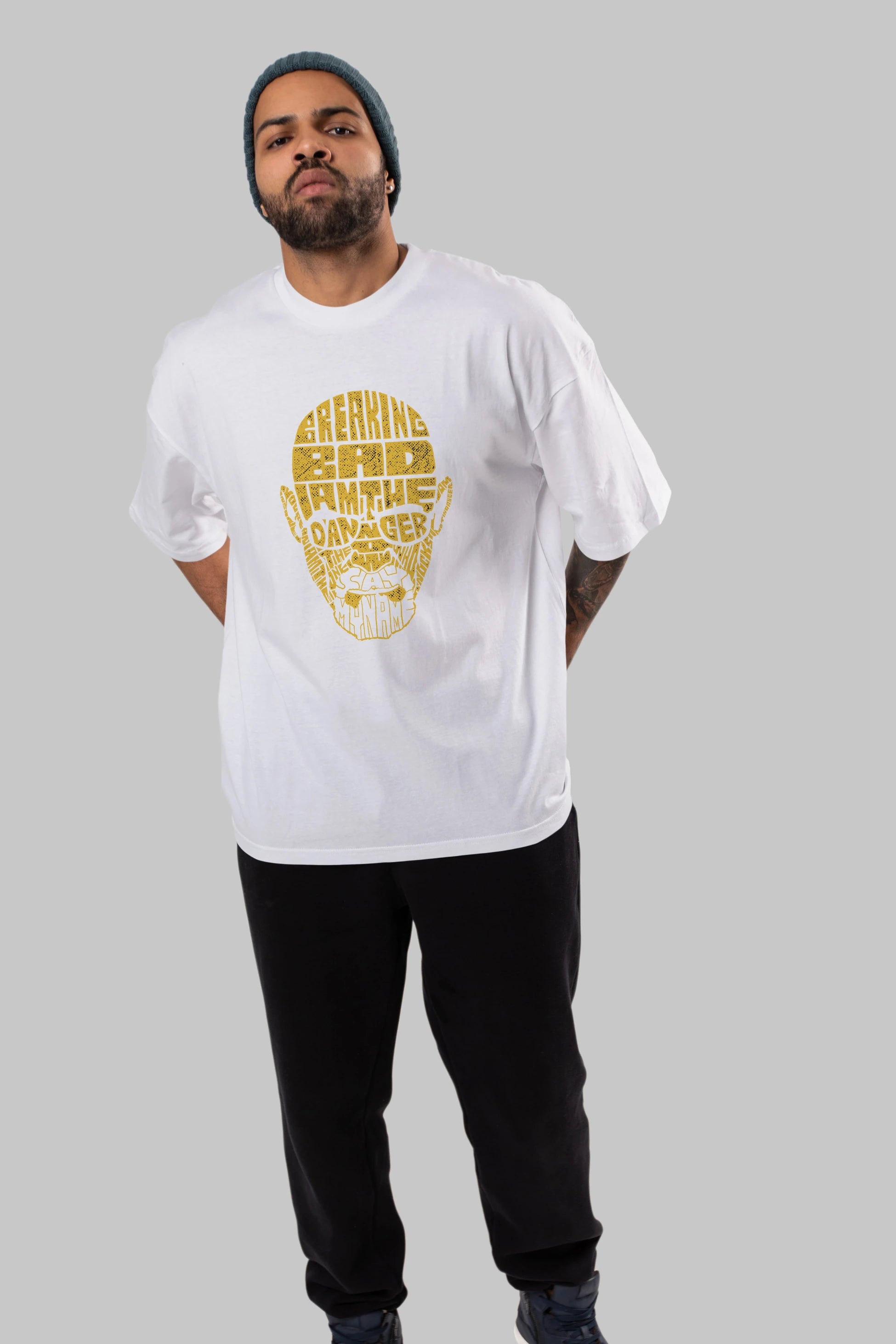 Breaking Bad Ön Baskılı Oversize t-shirt %100 pamuk Erkek Kadın Unisex