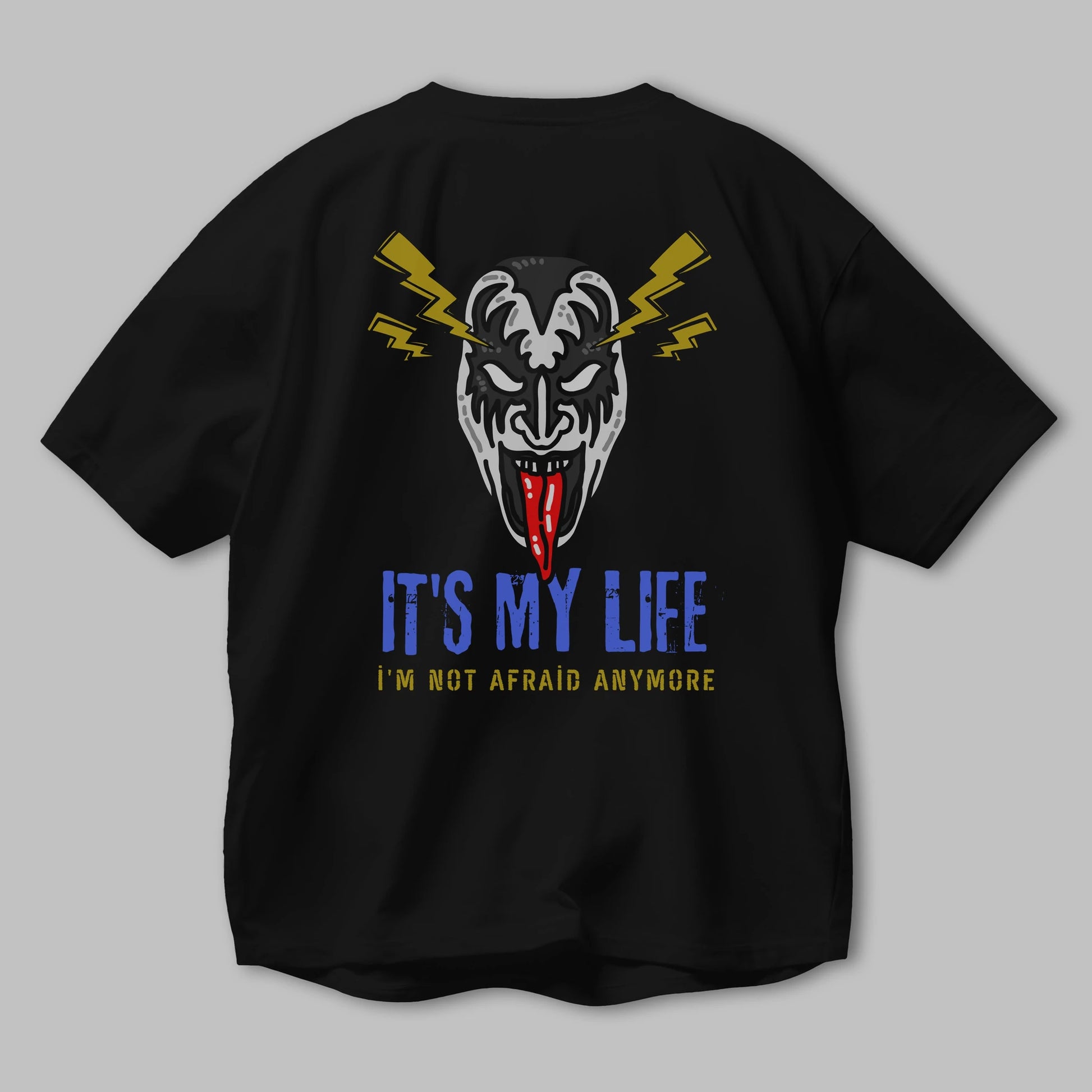Its My Life Yazılı Arka Baskılı Oversize t-shirt Erkek Kadın Unisex
