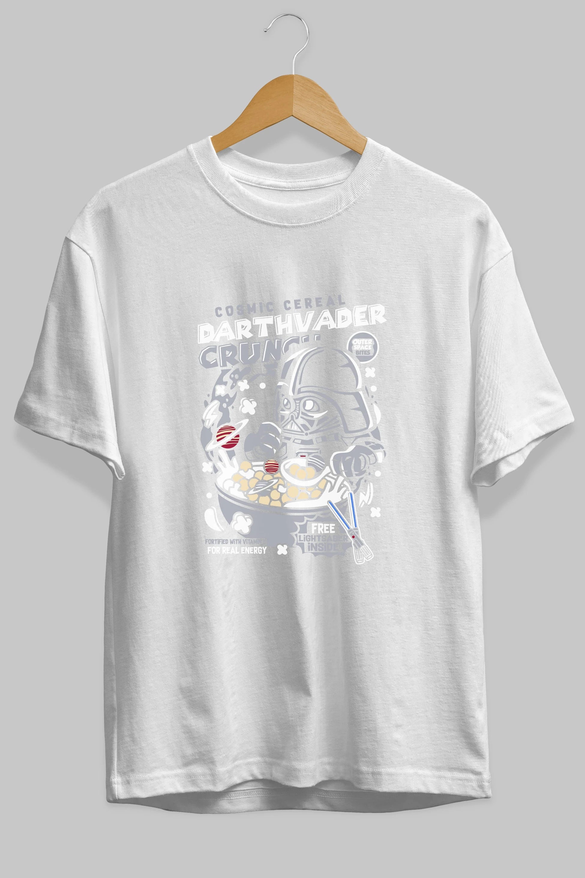 Darth Vader (2) Ön Baskılı Oversize t-shirt Erkek Kadın Unisex %100 Pamuk Bisiklet Yaka tişort