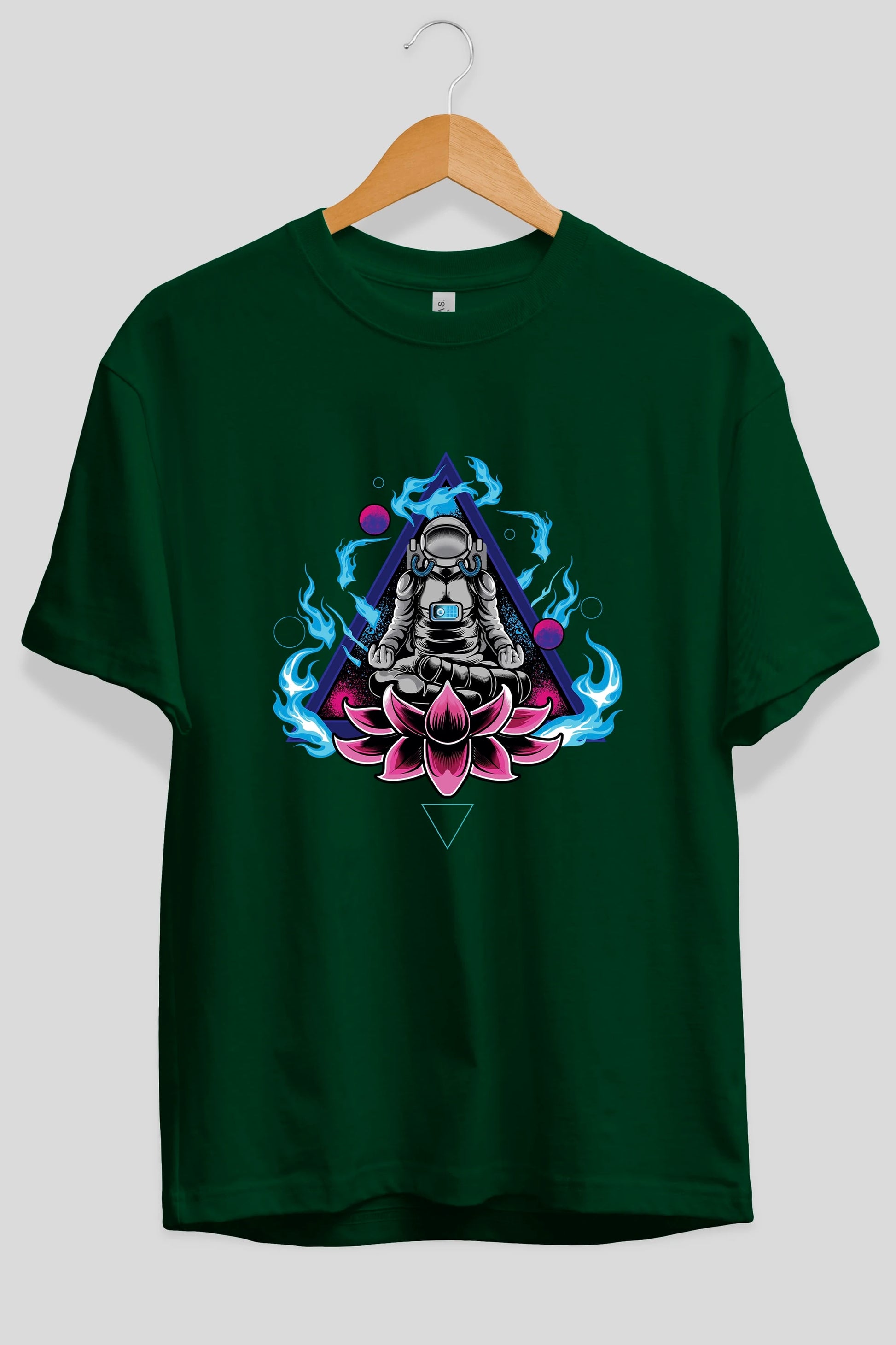 Astronaut Meditation (2) Ön Baskılı Oversize t-shirt Erkek Kadın Unisex