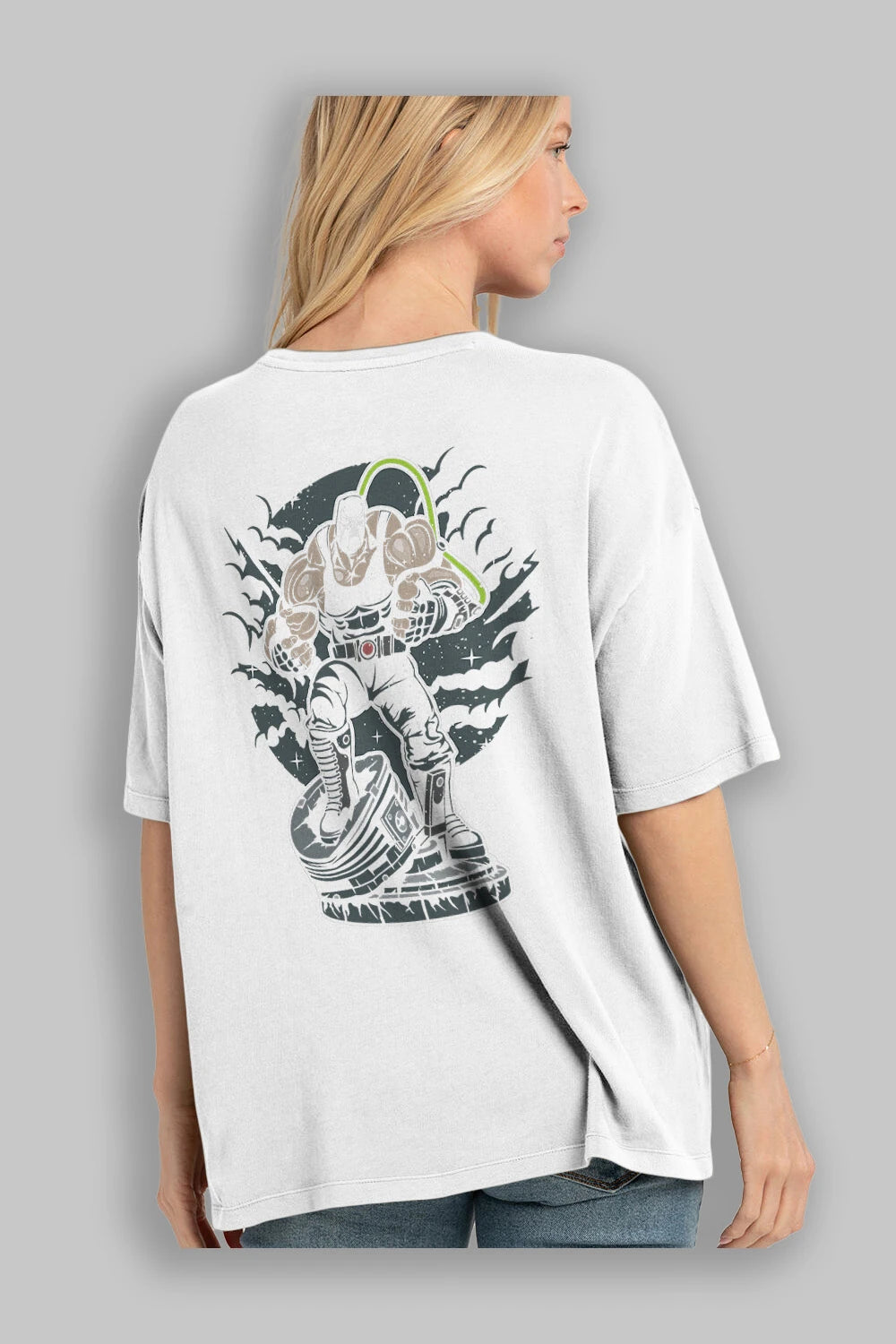Bane (2) Arka Baskılı Oversize t-shirt Erkek Kadın Unisex %100 Pamuk